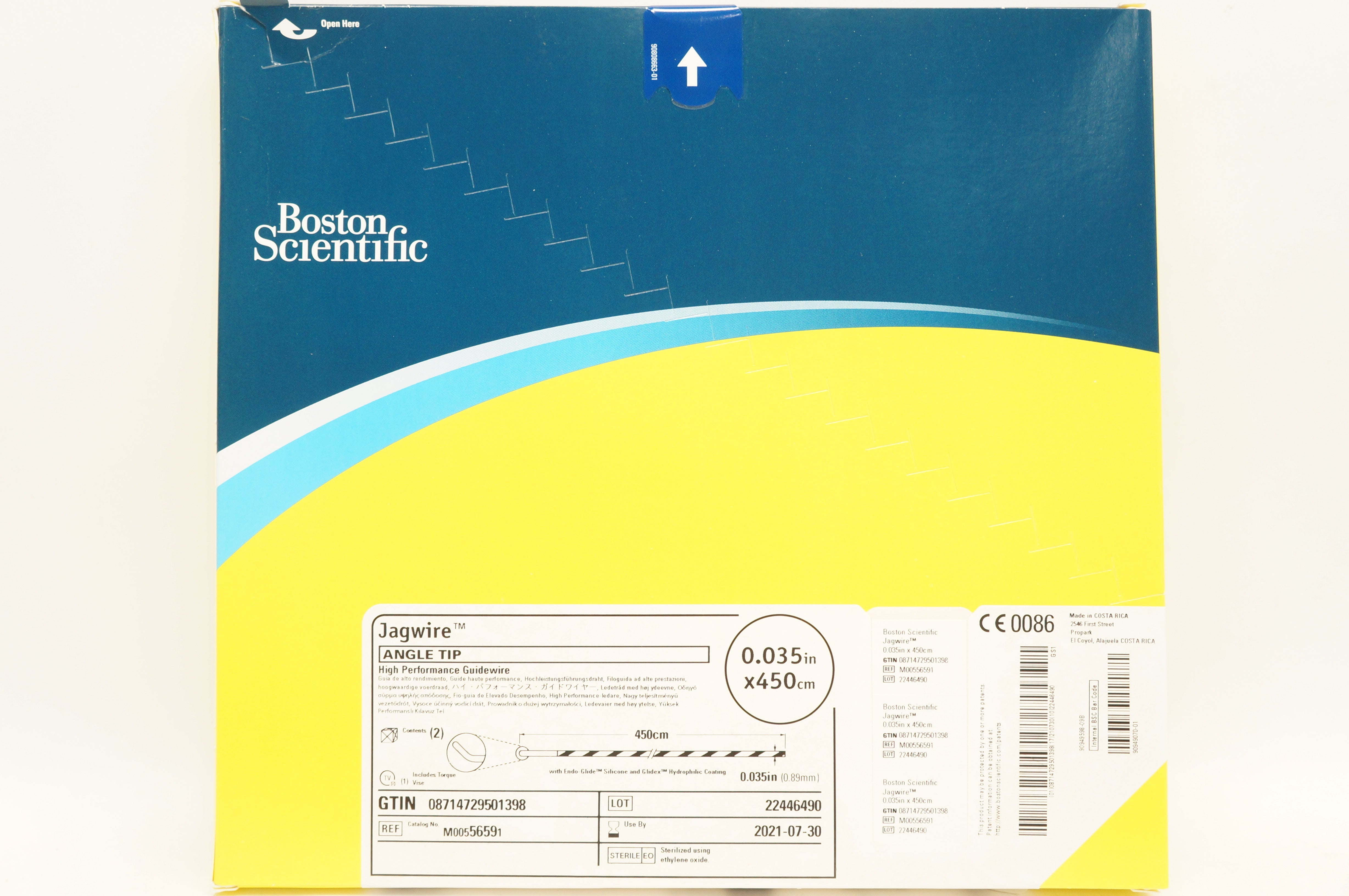 Boston Scientific 5659 High Performance Guidewire 0.035inchx450cm Box