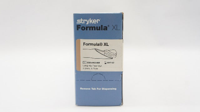 Stryker 0385-953-008 Formula XL Long Hip Pear Bur 5.5 mm 8-Flute (x) - Box of 5