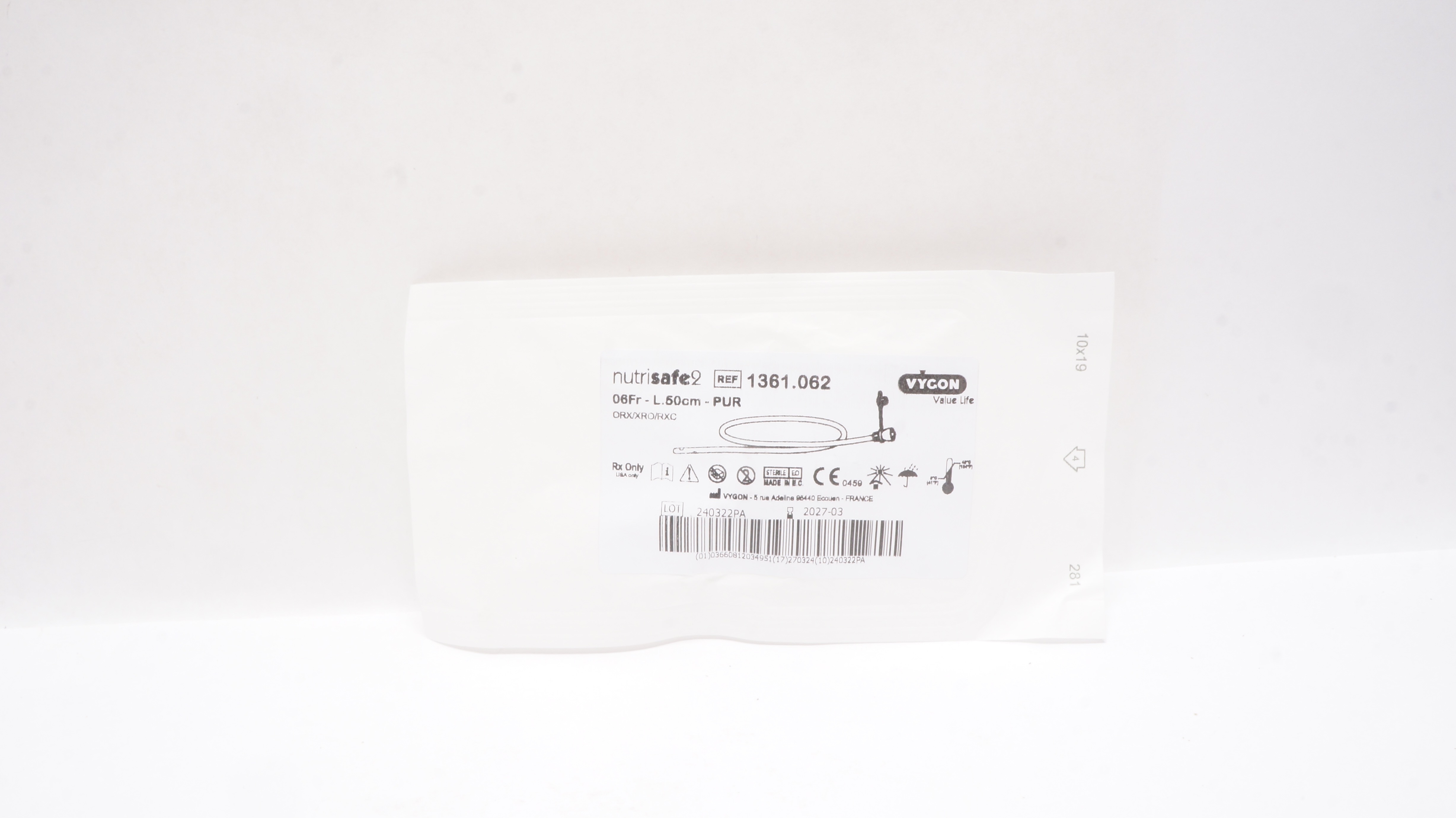 Vygon 1361.062 Value Life NutriSafe2 05Fr-L.50cm-PUR