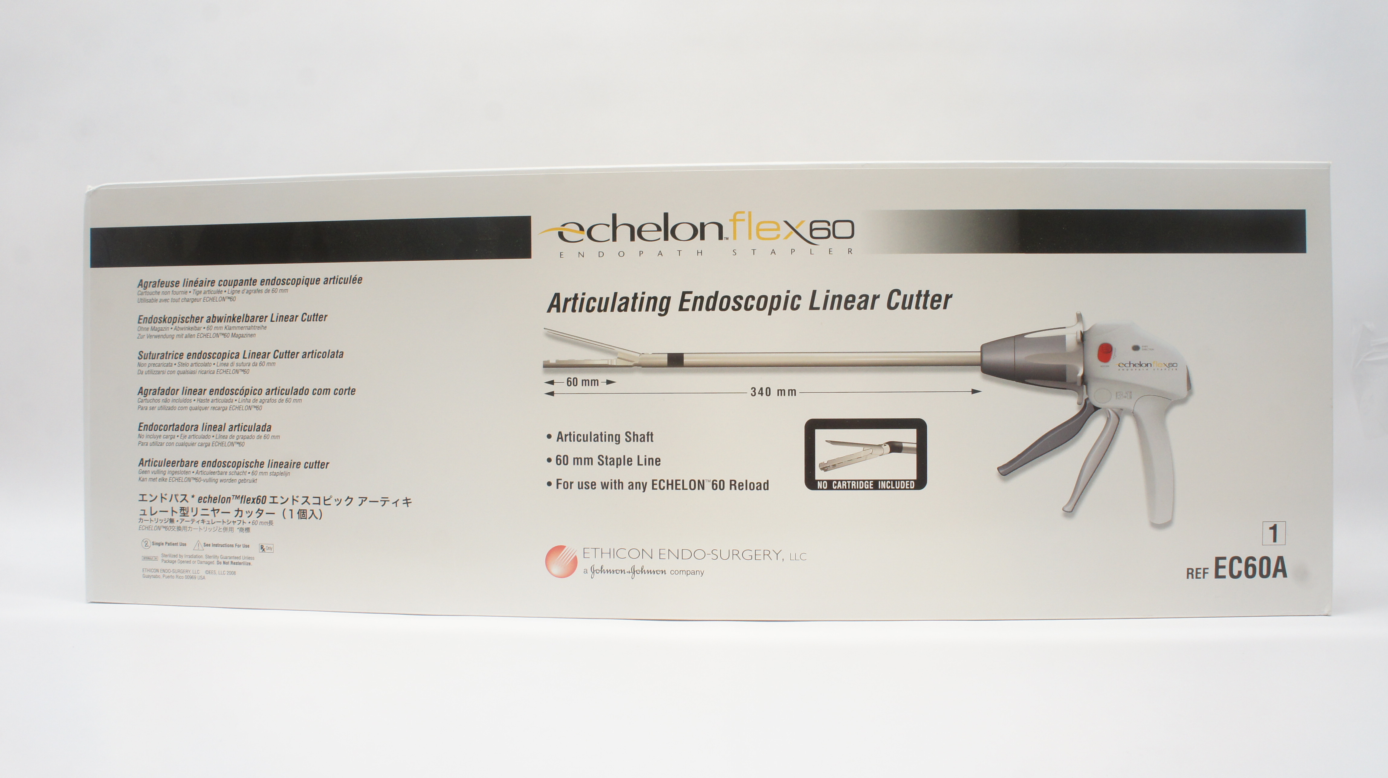 Ethicon EC60A ECHELON Flex 60 Articulating Endoscopic Linear Cutter ...