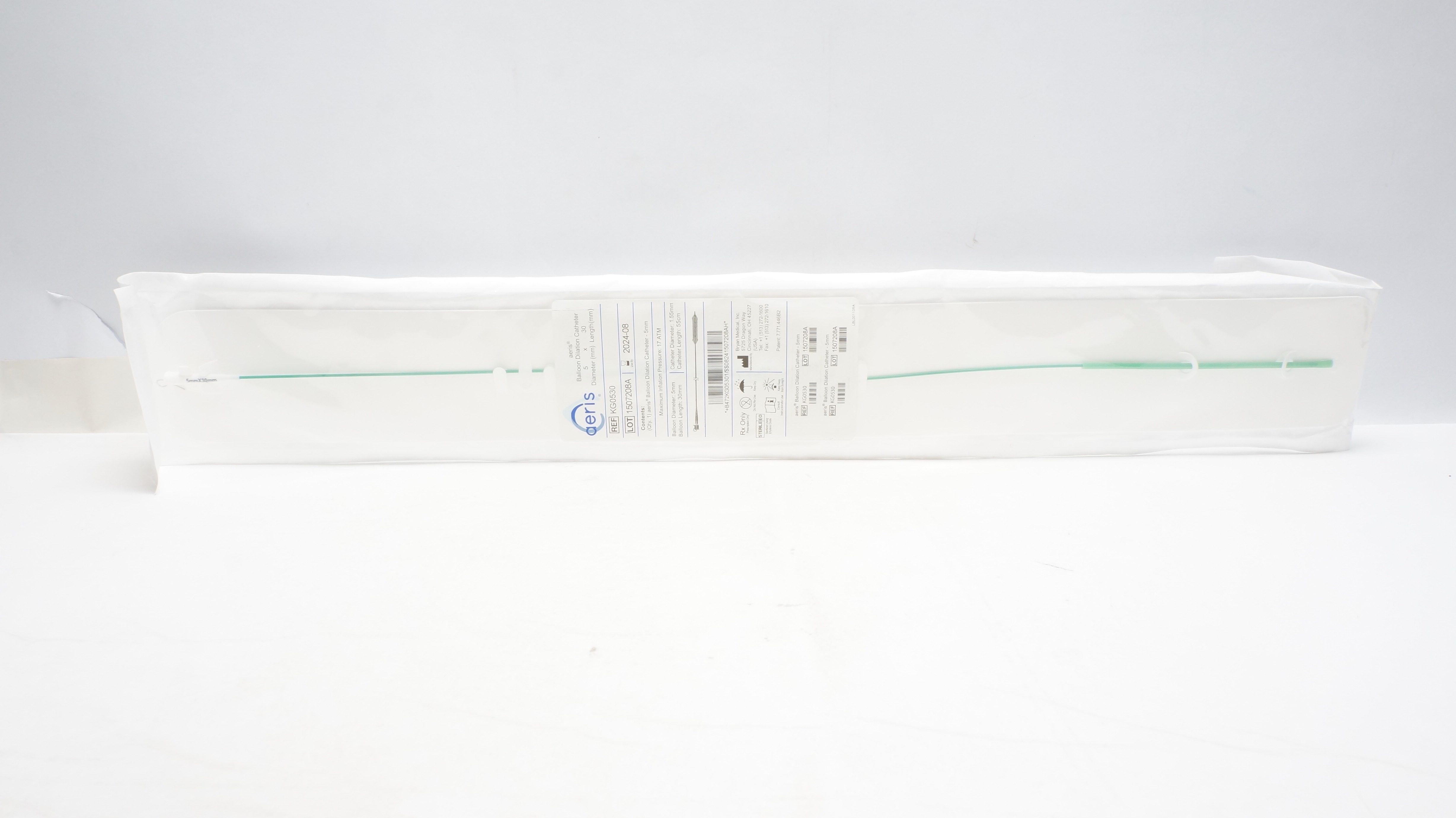 Bryan Medical KG0530 Aeris Balloon Dilation Cath. 5mm x 30mm, 1.55mm x 55cm (x)