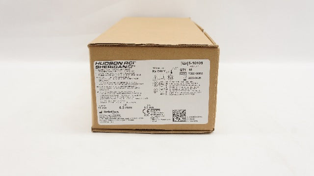 Teleflex 5-10109 Hudson RCI Sheridan Uncuffed Tracheal Tube 4.5x6.2mm -Box of 10
