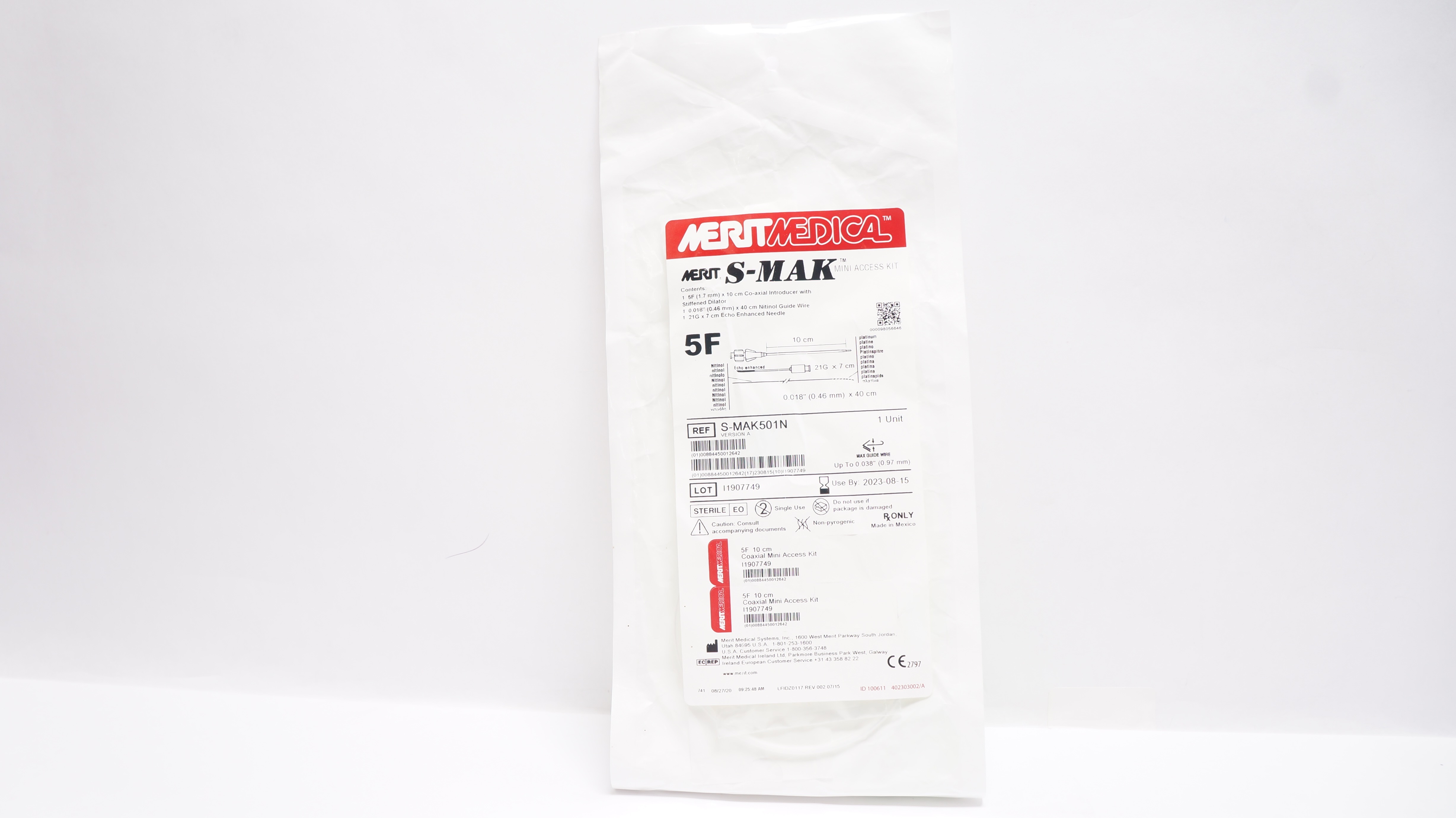 Merit Medical S-MAK501N S-MAK Mini Access Kit 5F x 10cm (x)