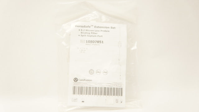 CareFusion 10807851 VersaSafe Extension Set 5ml x 18inch