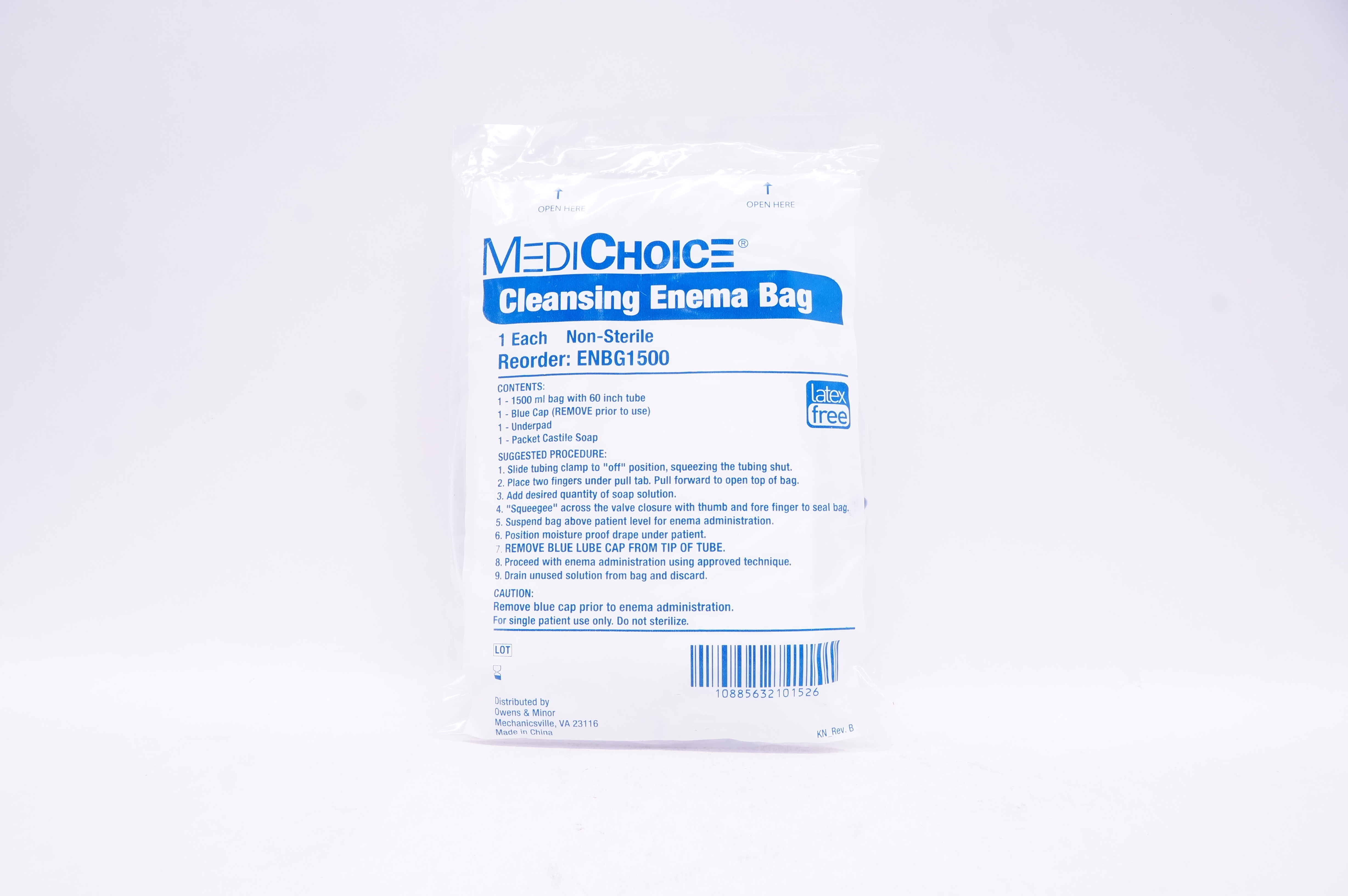 MediChoice ENBG1500 Cleansing Enema Bag