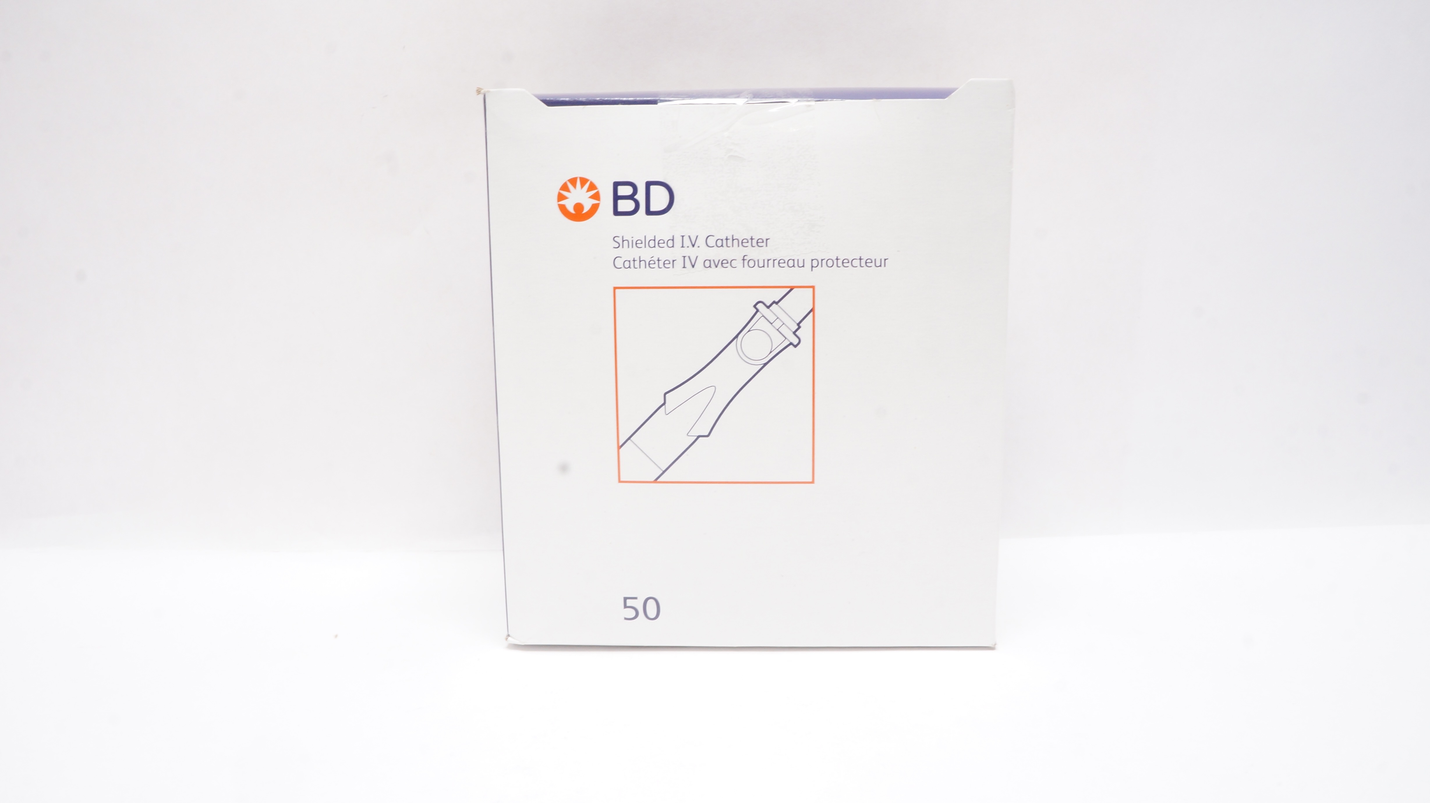 BD 381423 Insyte Autoguard Shielded I.V. Cath. 22Ga x 1.00 inch - Box of 50