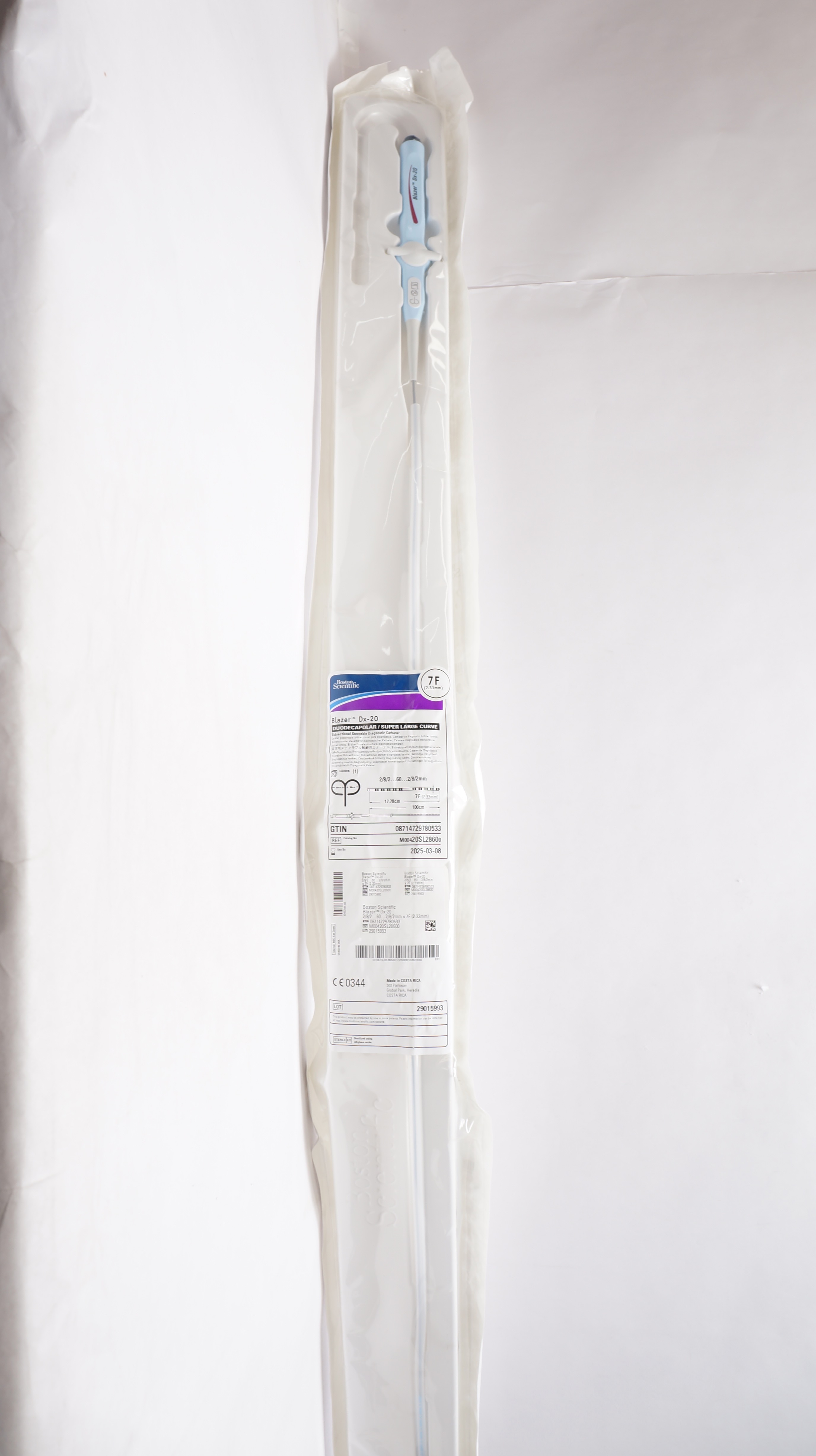 Boston Scientific 20SL2860 Blazer Dx-20 Bidirectional Steerable Diagnostic Cath.