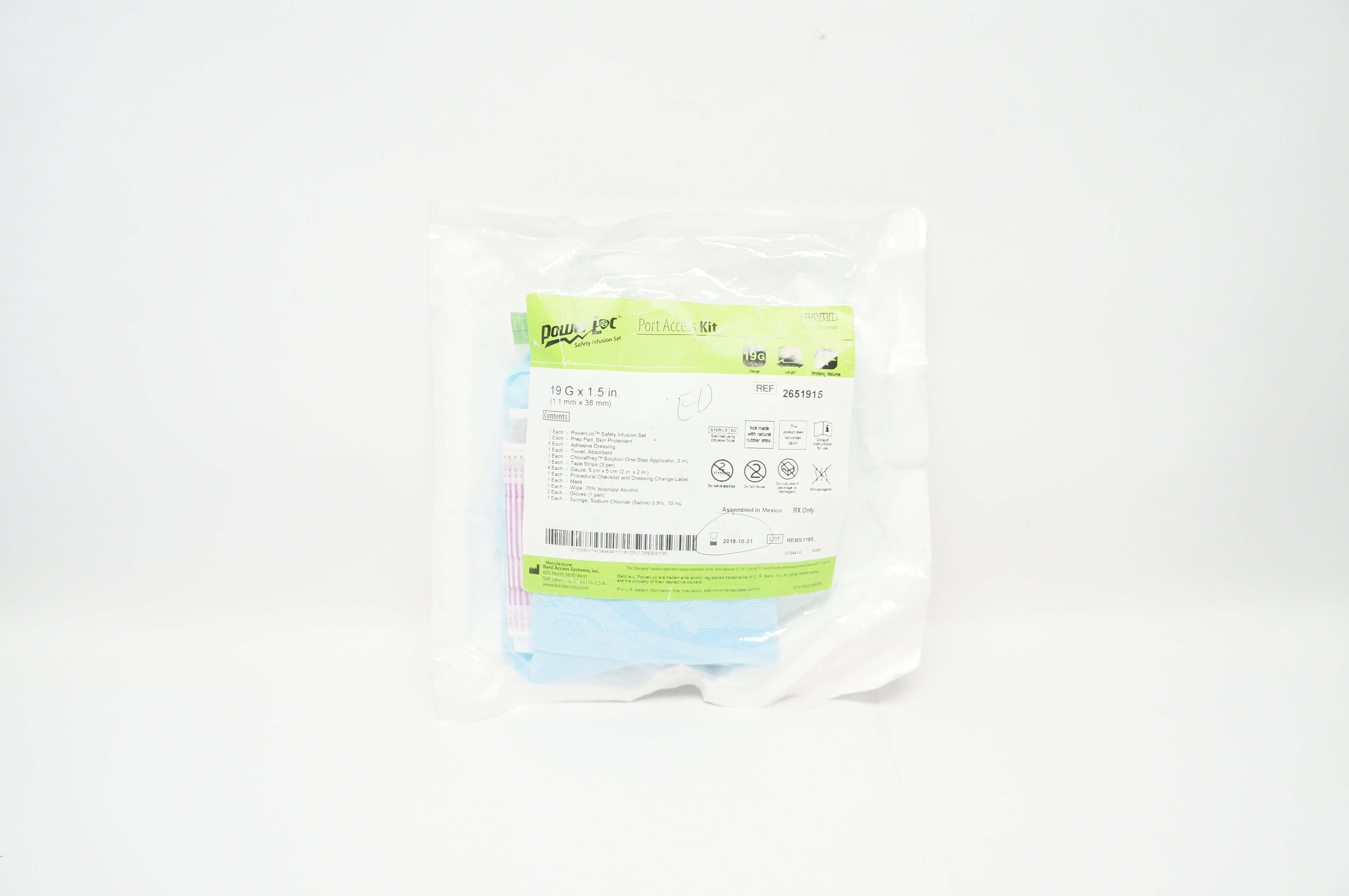 Bard 2651915 PowerLoc Port Access Kit  19G x 1.5inch (x)