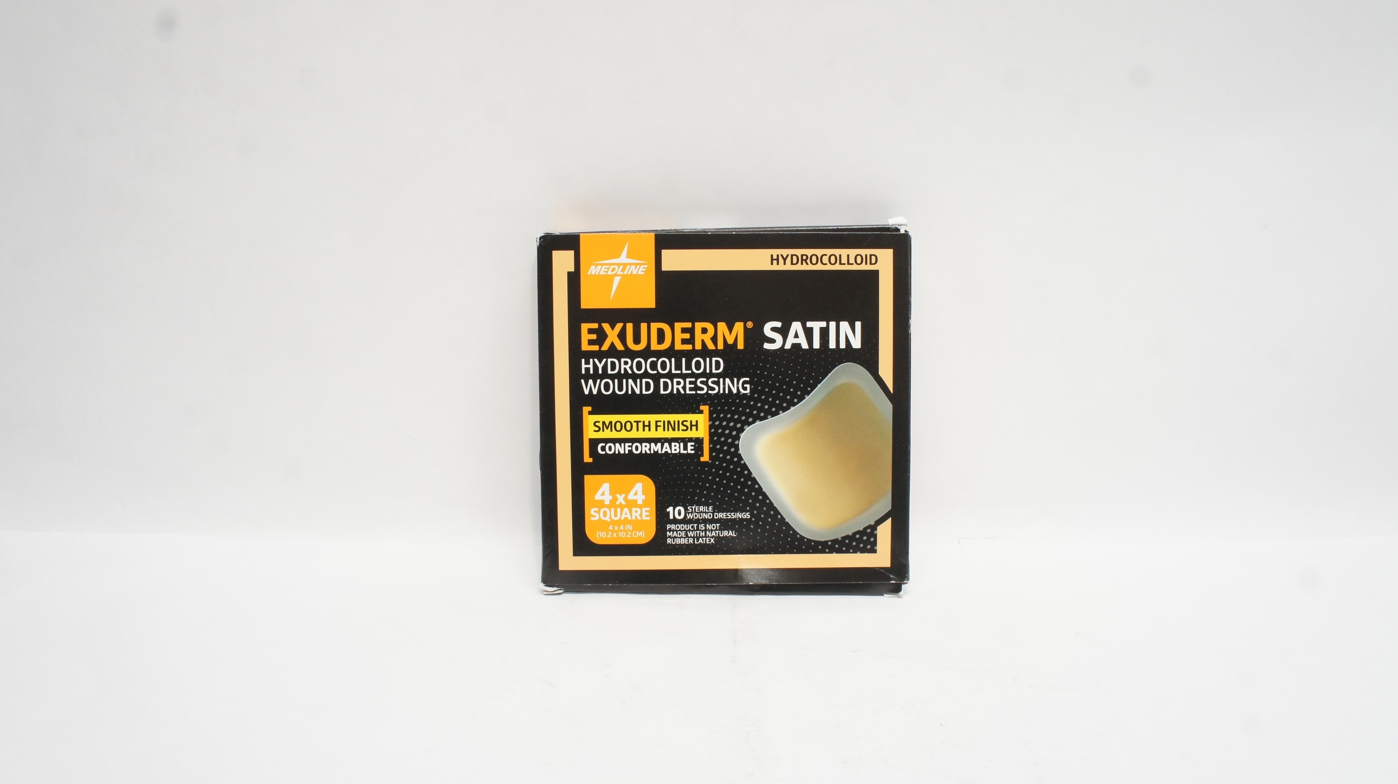 Excuderm Medline MSC5444 Exuderm Satin Hydrocolloid Wound Dressing 4 x 4inch ...