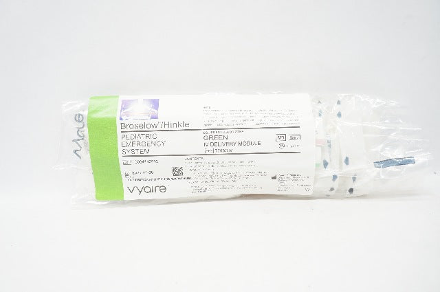 Vyaire 7700GIV Broselow/Hinkle Pediatric EMG Green Contents: I.V.Start Kit (x)