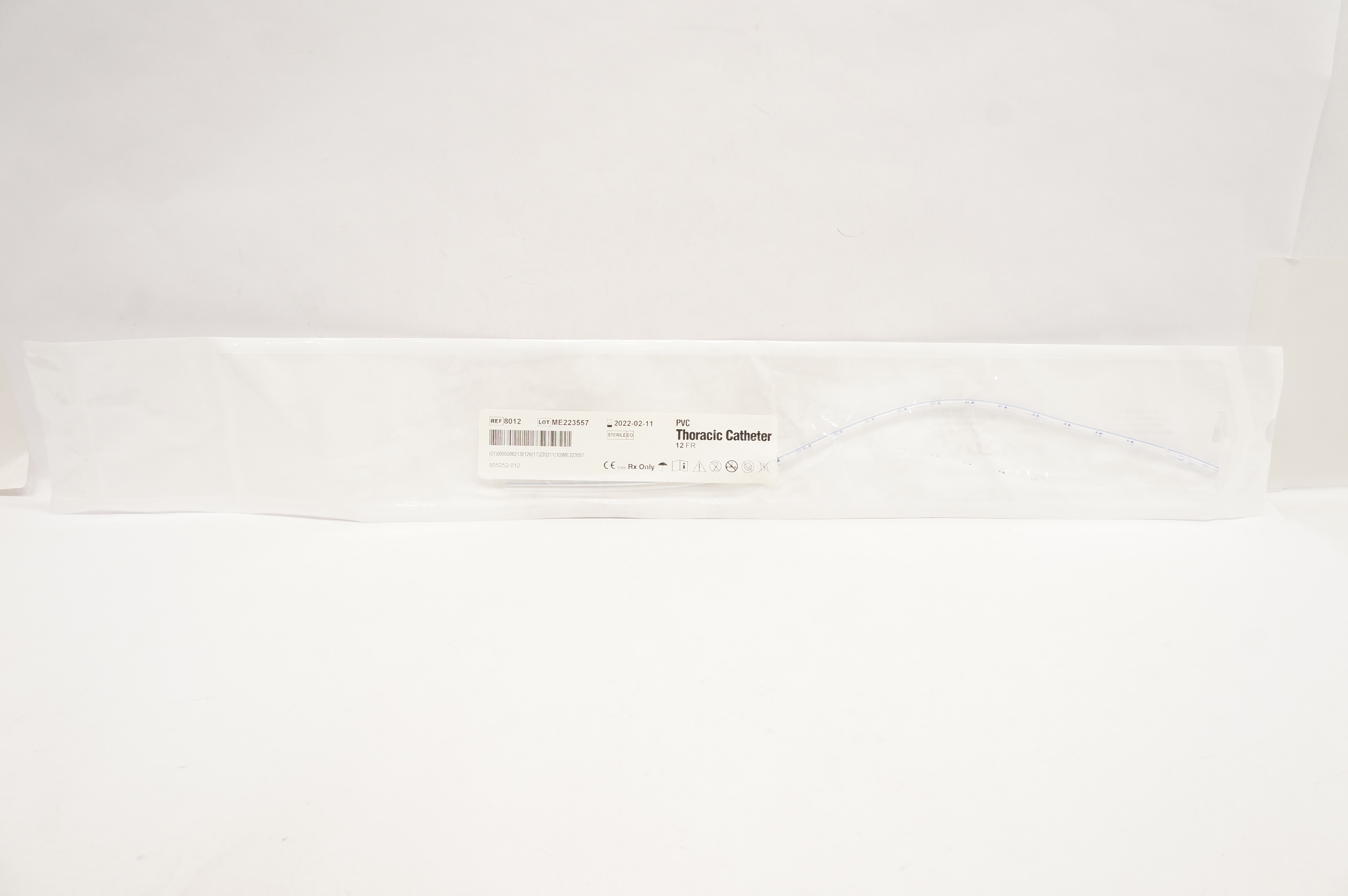 Atrium 8012 PVC Thoracic Cath. 12FR. (x)