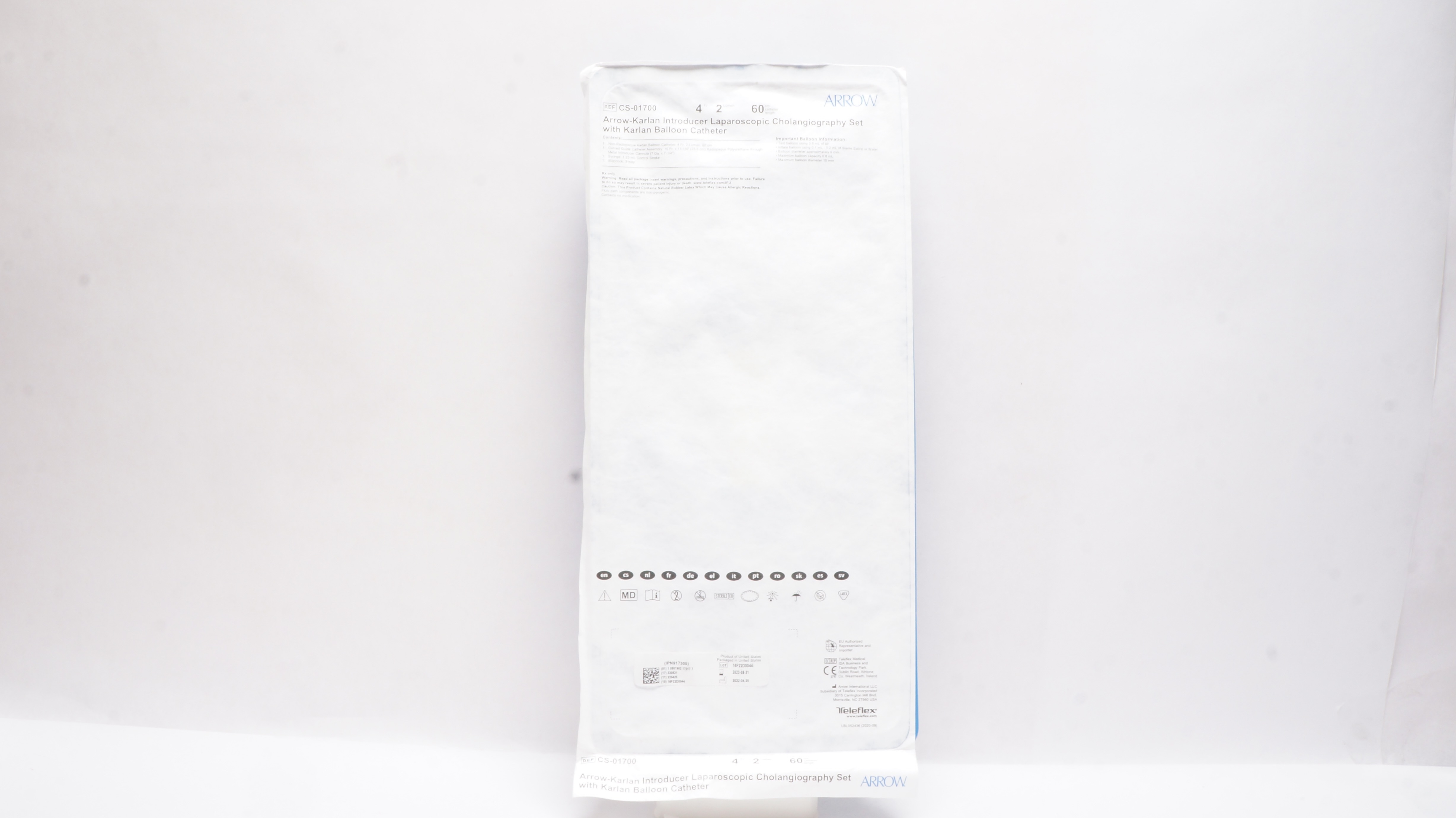 Arrow CS-01700 Laparoscopic Cholangiography Set 4Fr x 60cm