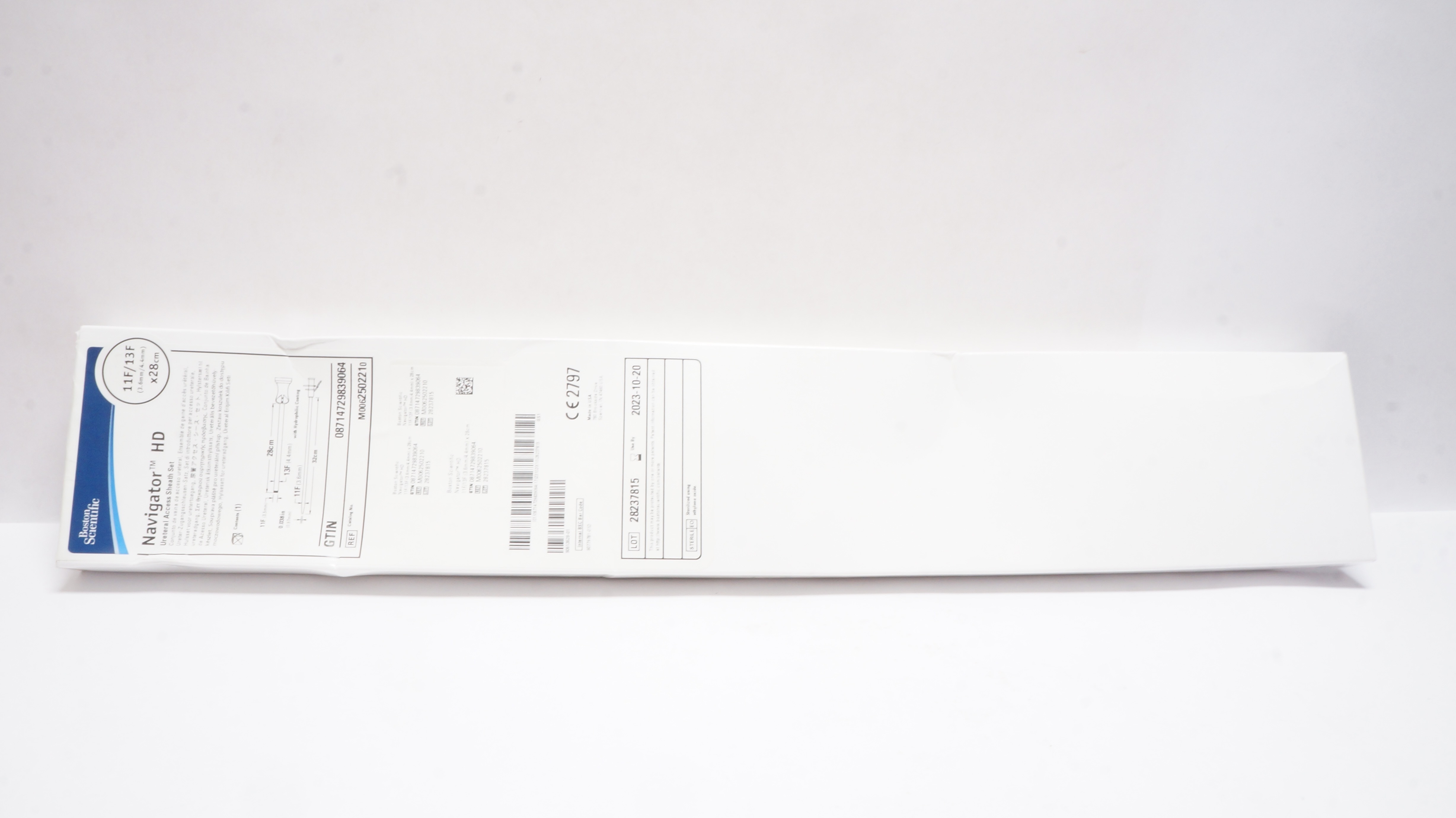 Boston Scientific M0062502210 Navigator Ureteral Access Sheath Set 11F/13F x 28cm