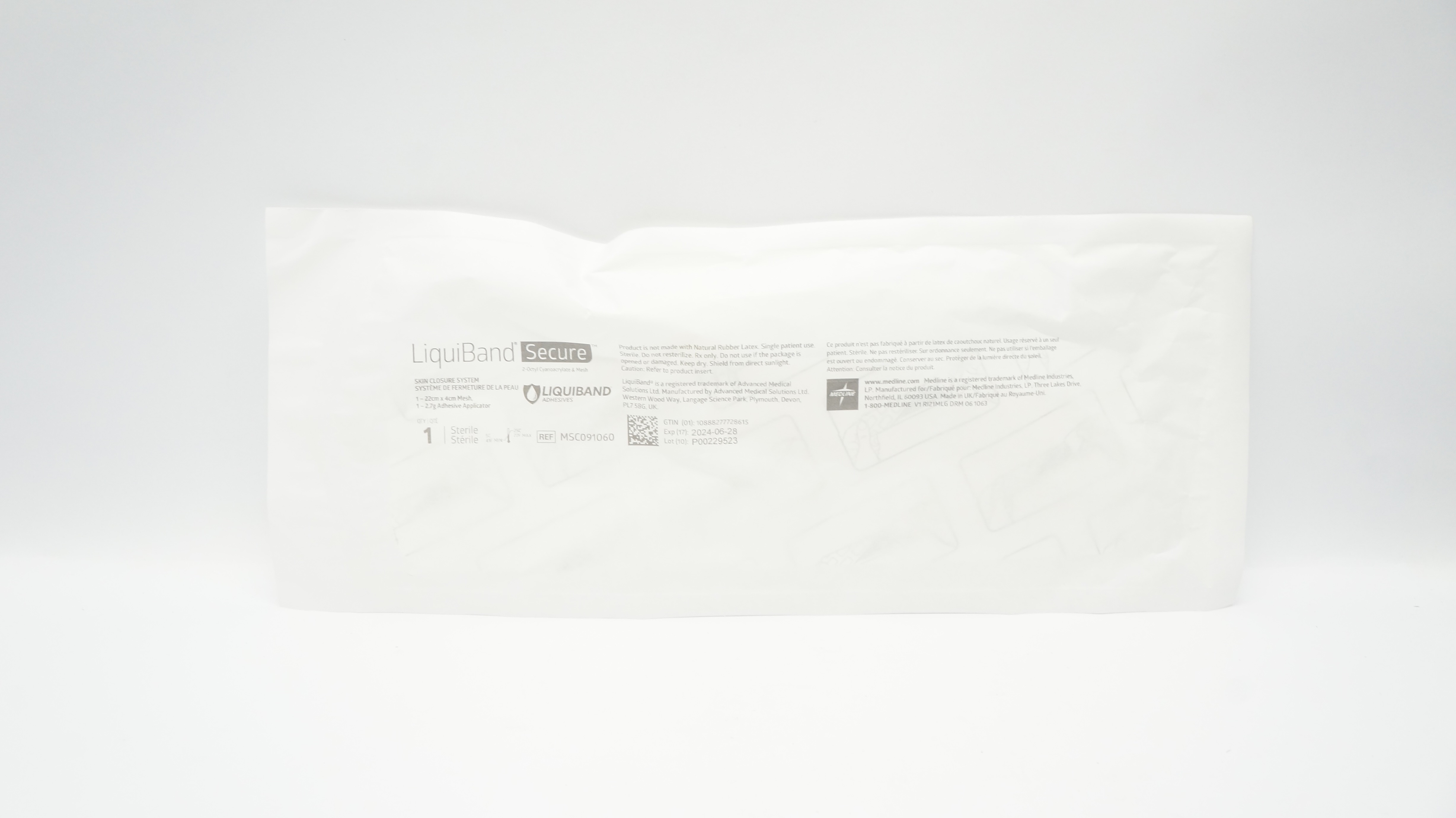 Liquiband MSC091060 Secure Skin Closure System,Sterile (x)
