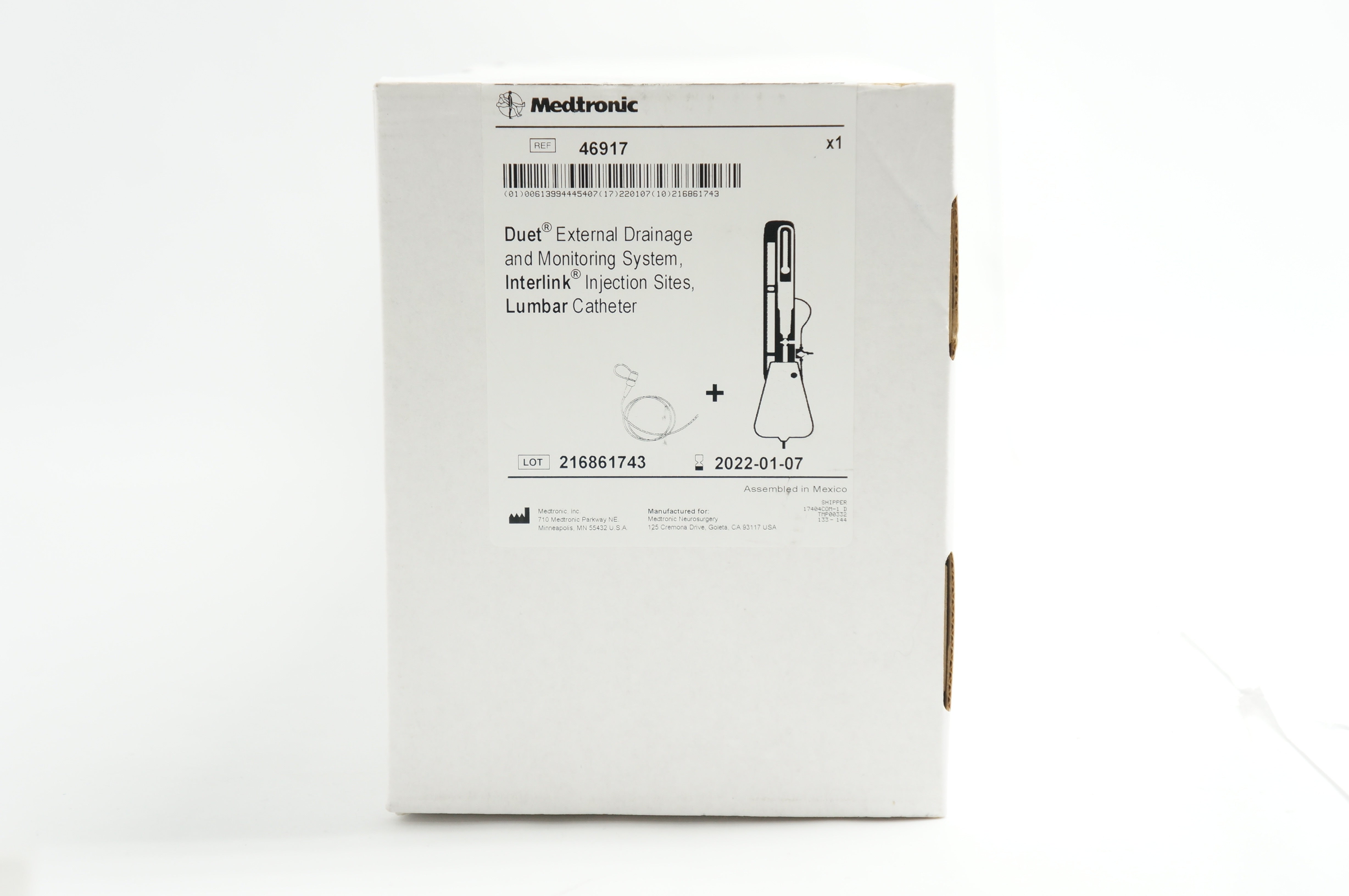 Medtronic 46917 Duet External Drainage and Monitoring System