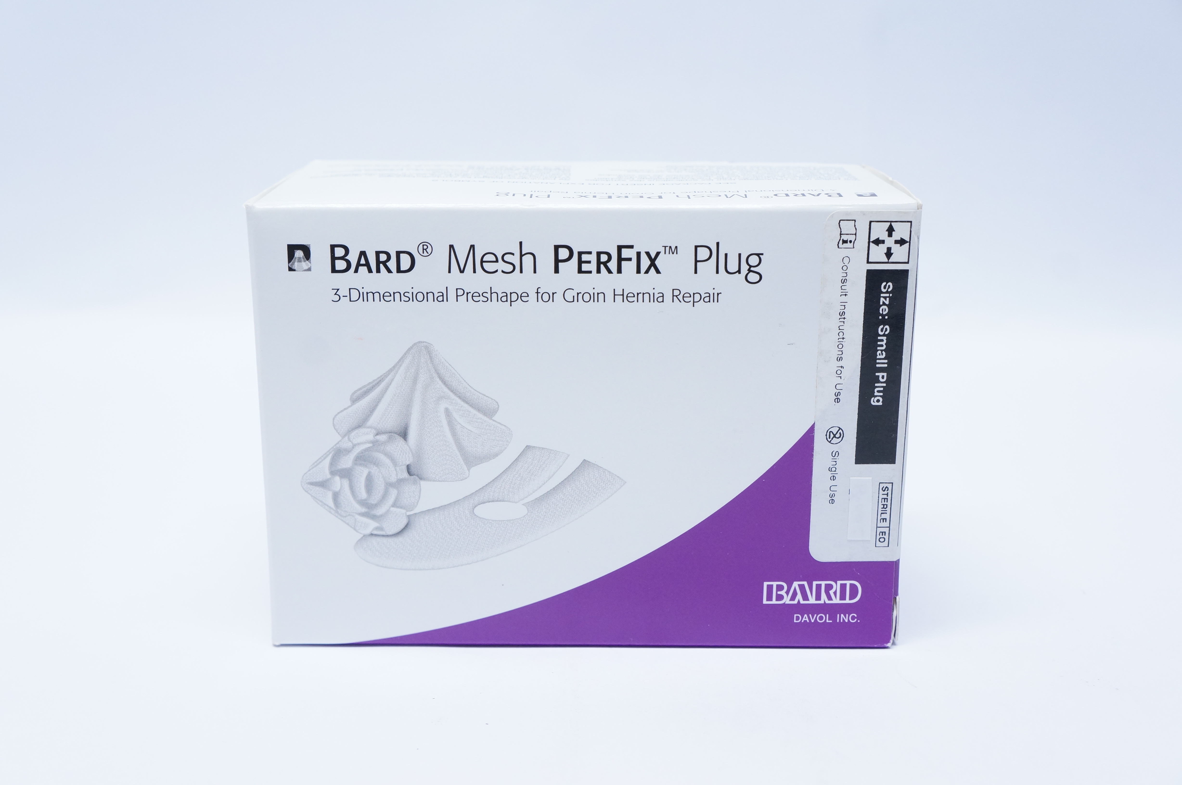 Bard 0112750 Mesh Perfix Plug Small Monofilament, Small Plug (x) - Box of 2