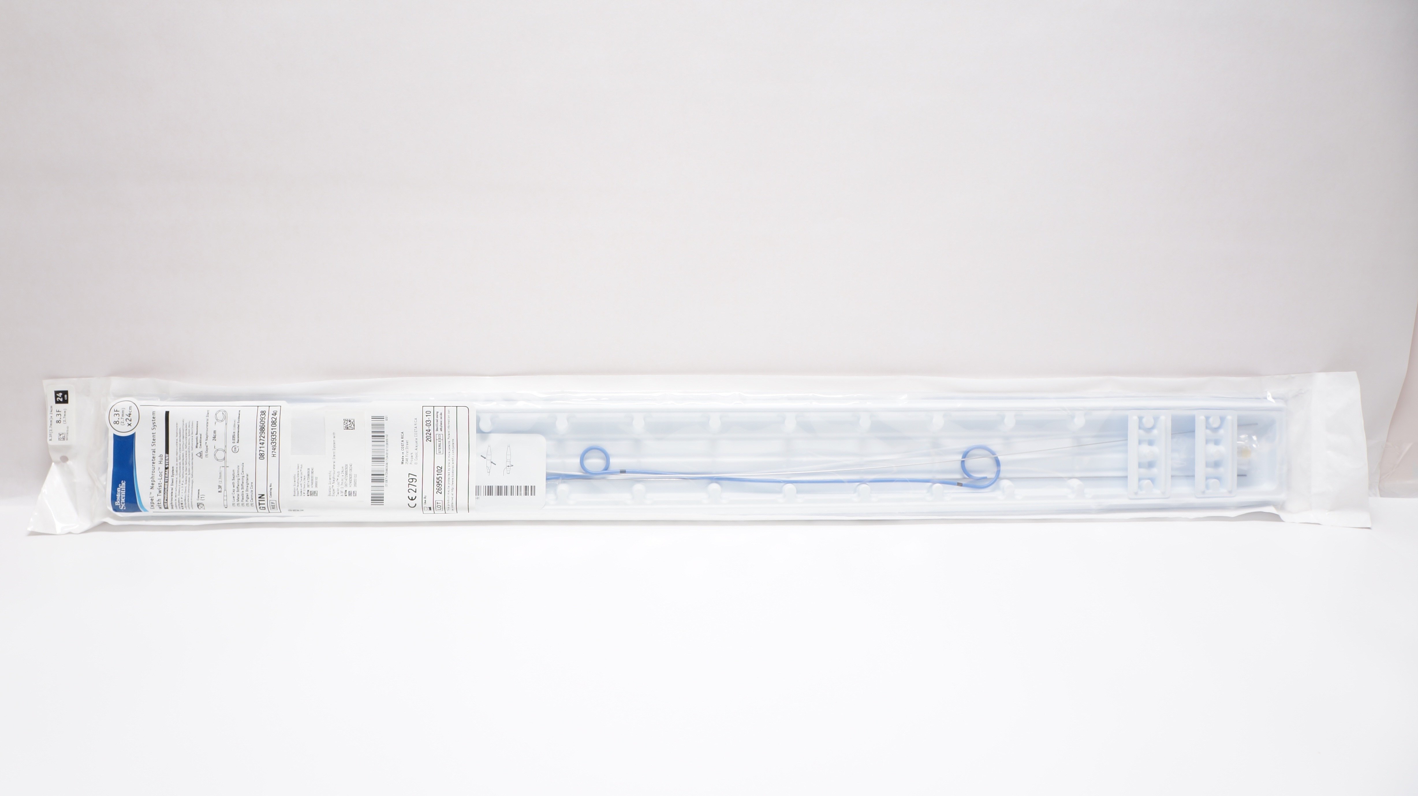 Boston Scientific 393510824 Expel Nephroureteral Stent Syztem w/Twist-Loc Hub