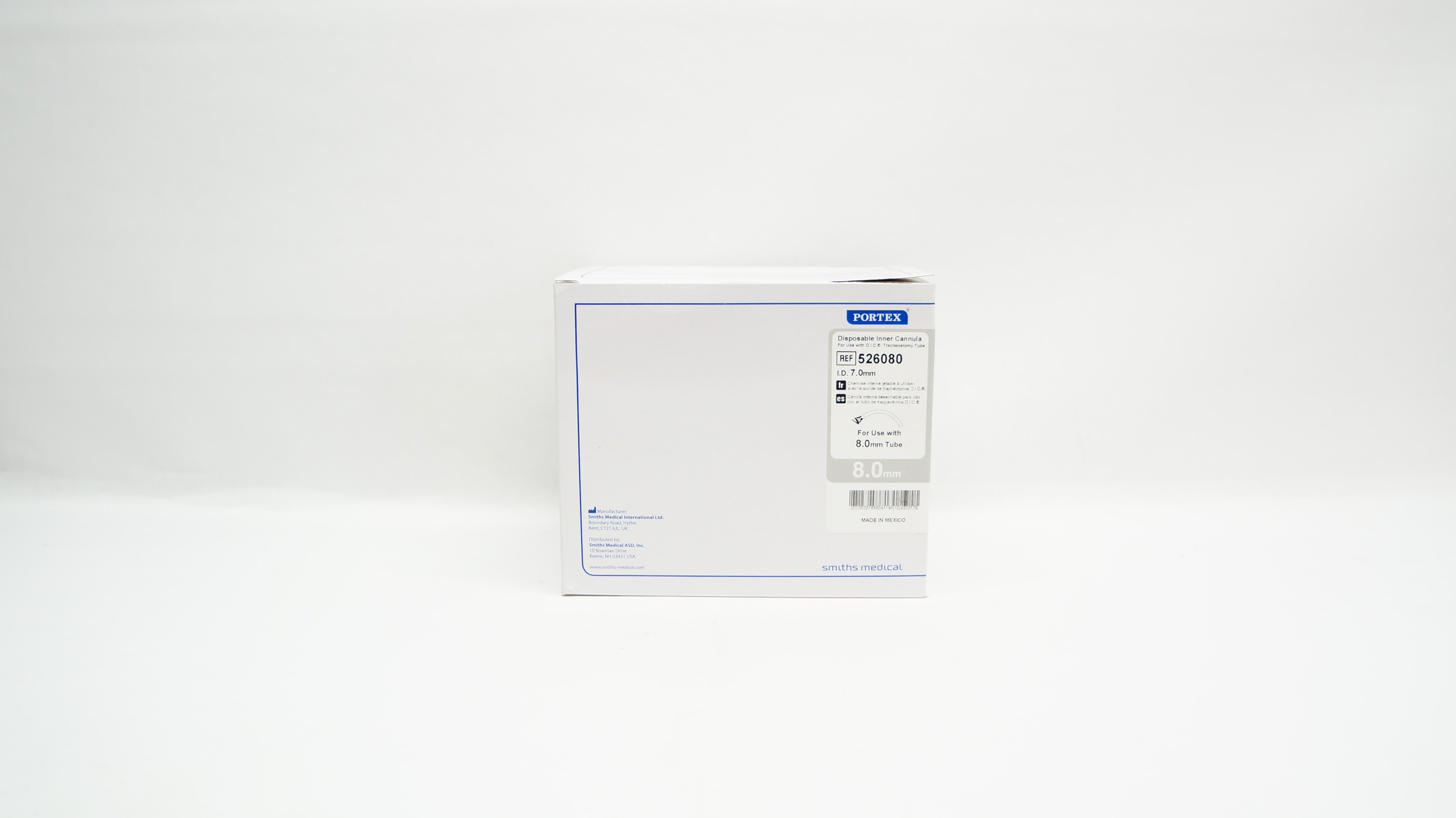 Smiths Medical 526080 Portex - Inner Cannula 7mm ID - Box of 19