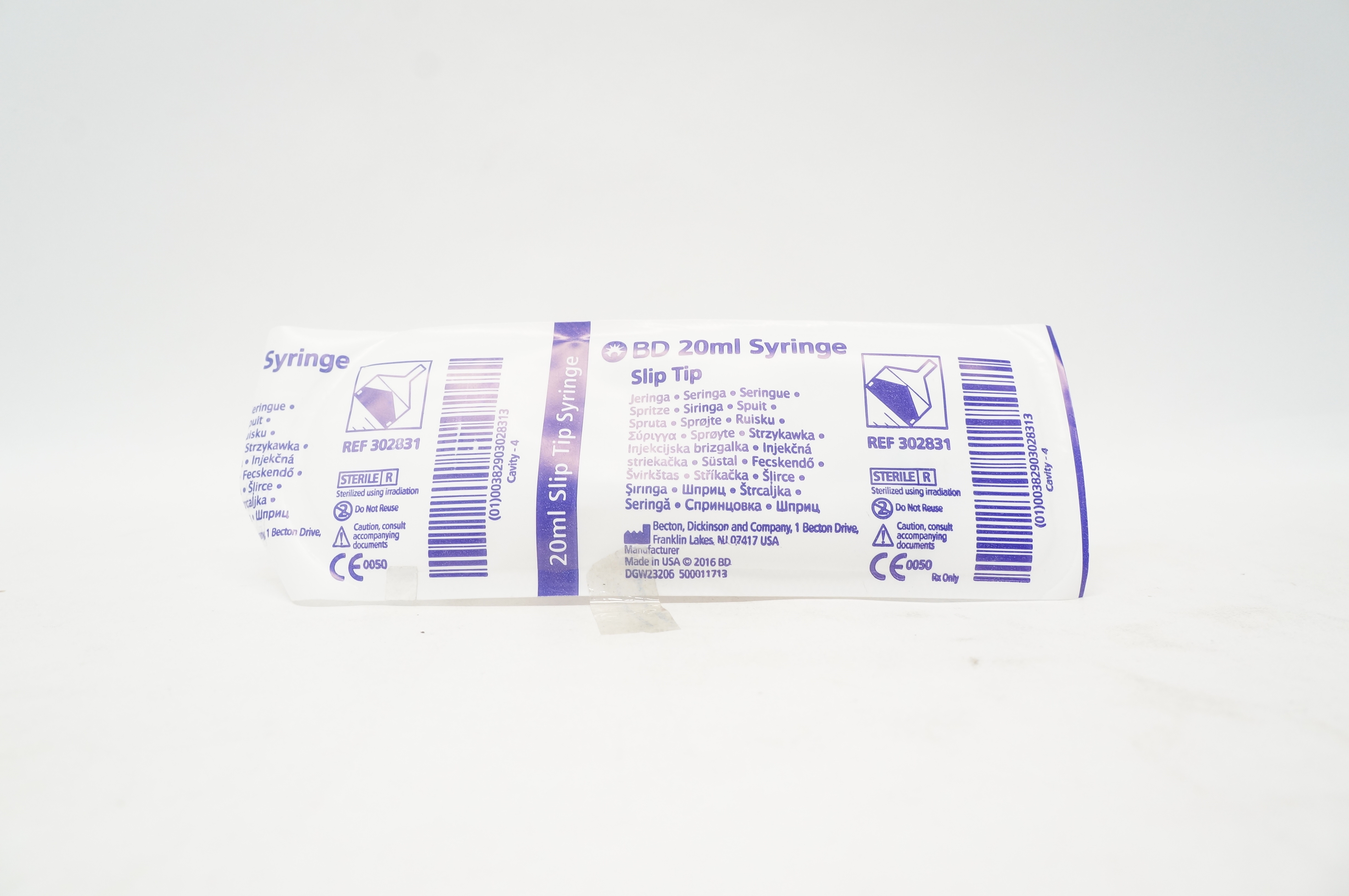 BD 302831 20ml Syringe Slip Tip