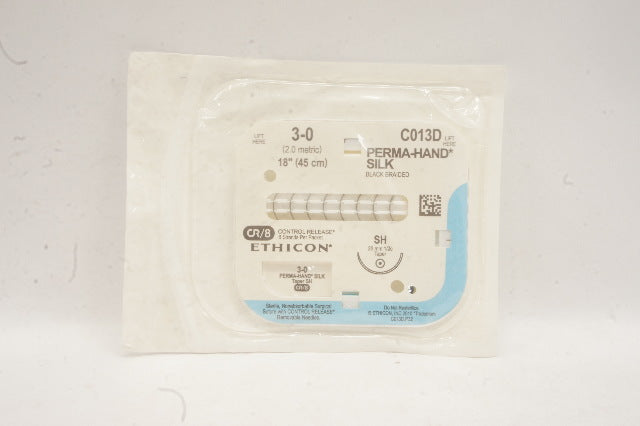Ethicon C013D 3-0 PERMA-HAND SILK SH 26mm 1/2c Taper 18inch (x)