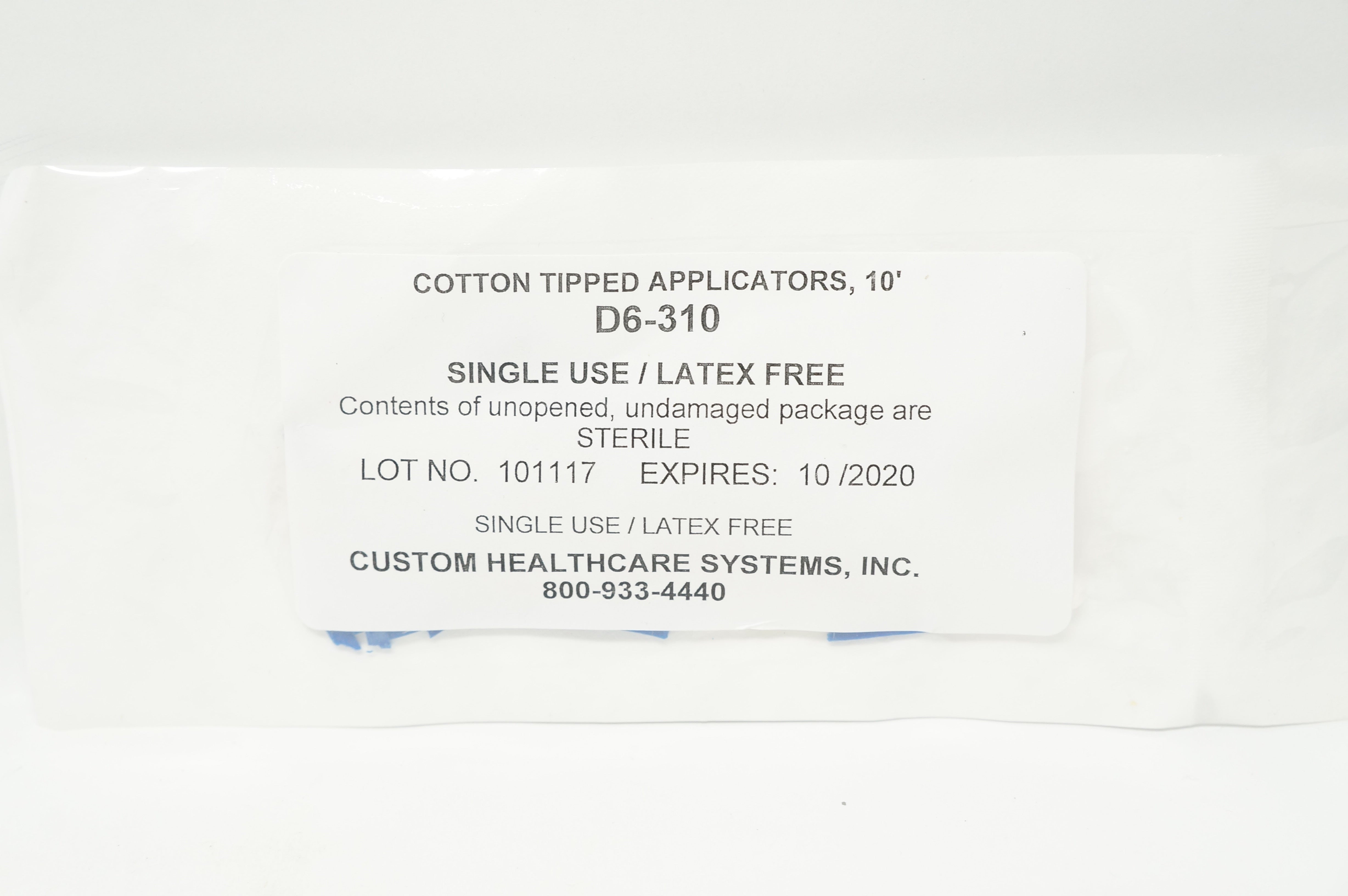CHS D6-310 Cotton Tipped Applicators 10Ft. (x)