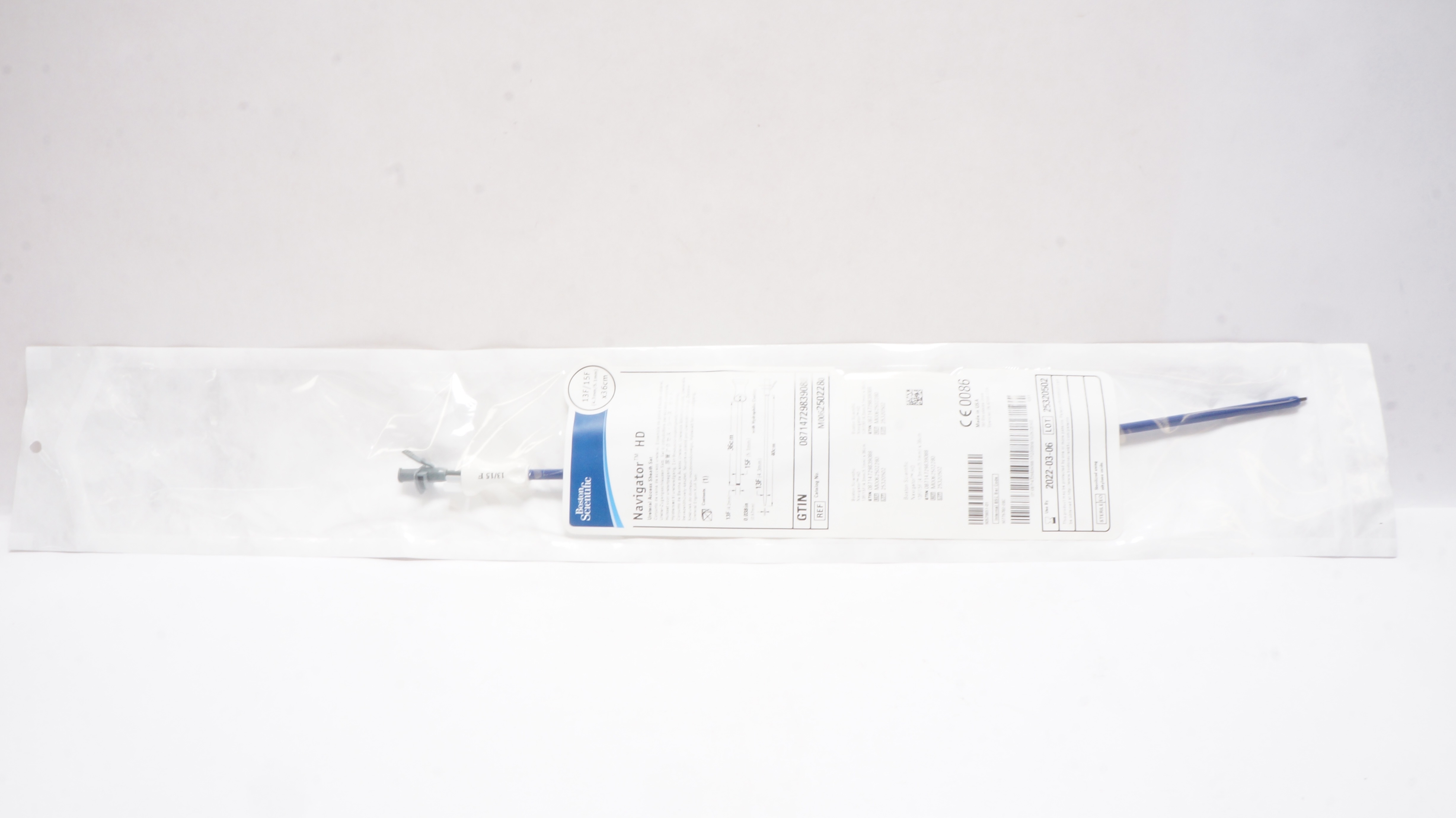 Boston Scientific M0062502280 Ureteral Access Sheath Set 13/15F x 36cm (x)