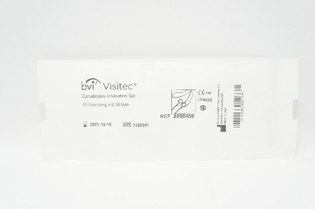 BVI Visitec 8590450 Canaliculus Intubation Set 15.5cm Long x 0.051cm (x)