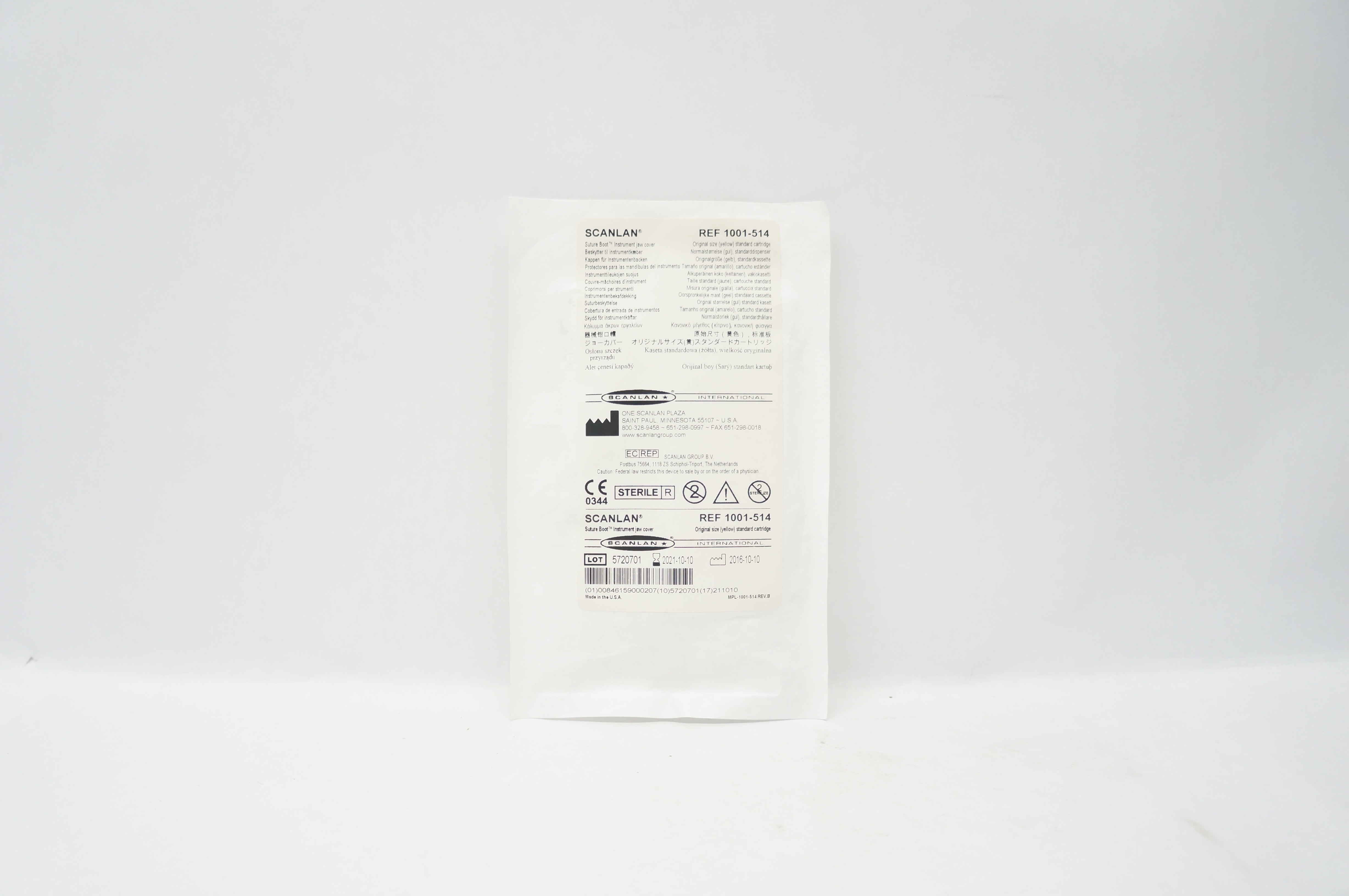 Scanlan 1001-514 Stre Boot Original Size Standard Cartridge, Yellow (x)