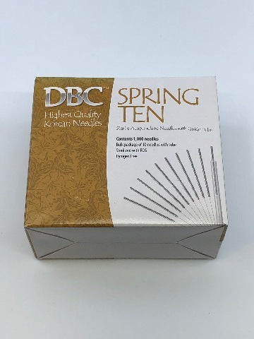 DBC DB9 Spring Ten Sterile Acupuncture Ndles 0.30 x 60 ~ Box of 1000