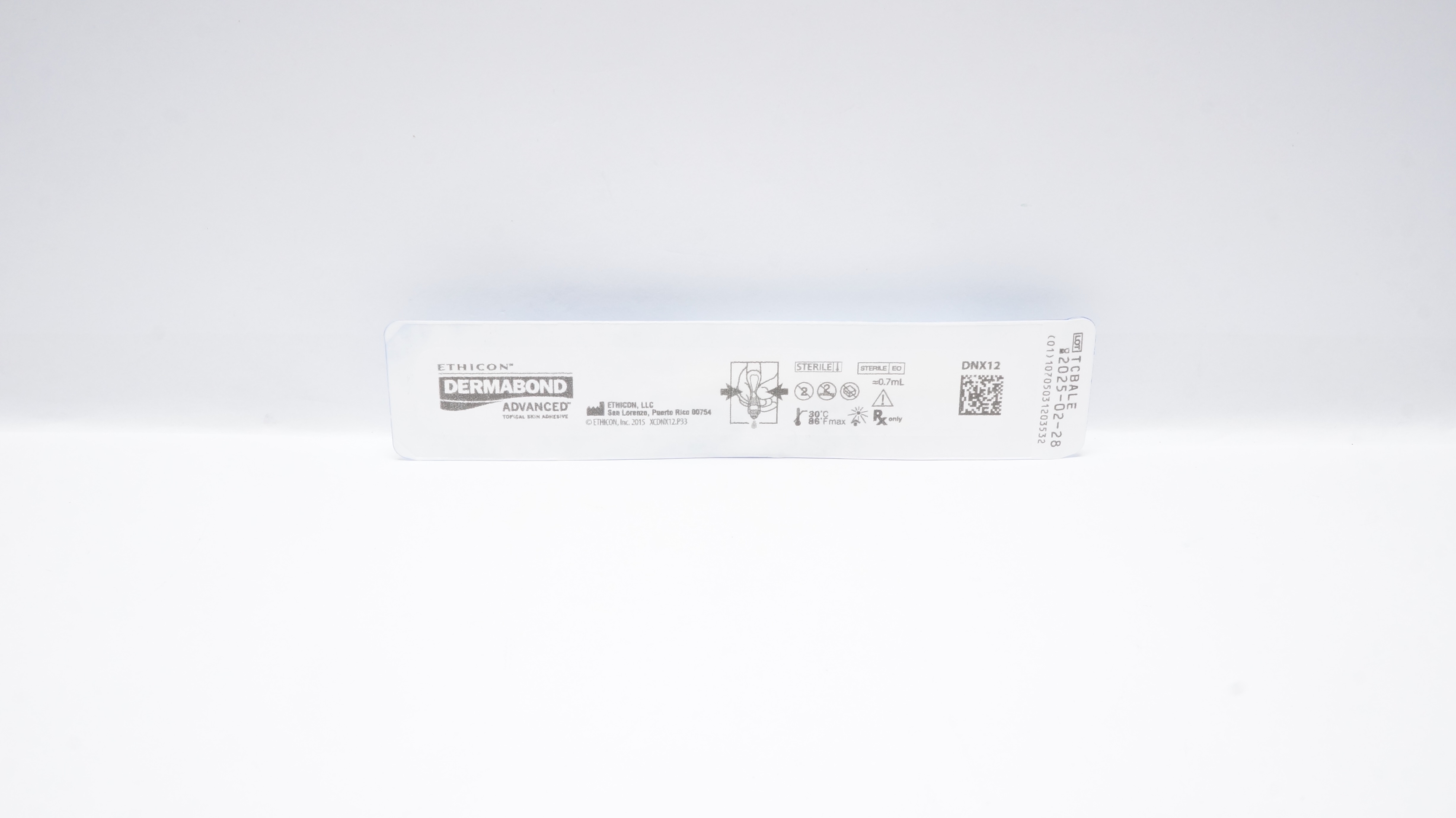 Ethicon DNX12 Dermabond Advanced Topical Skin Adhesive 0.7mL (approx.)
