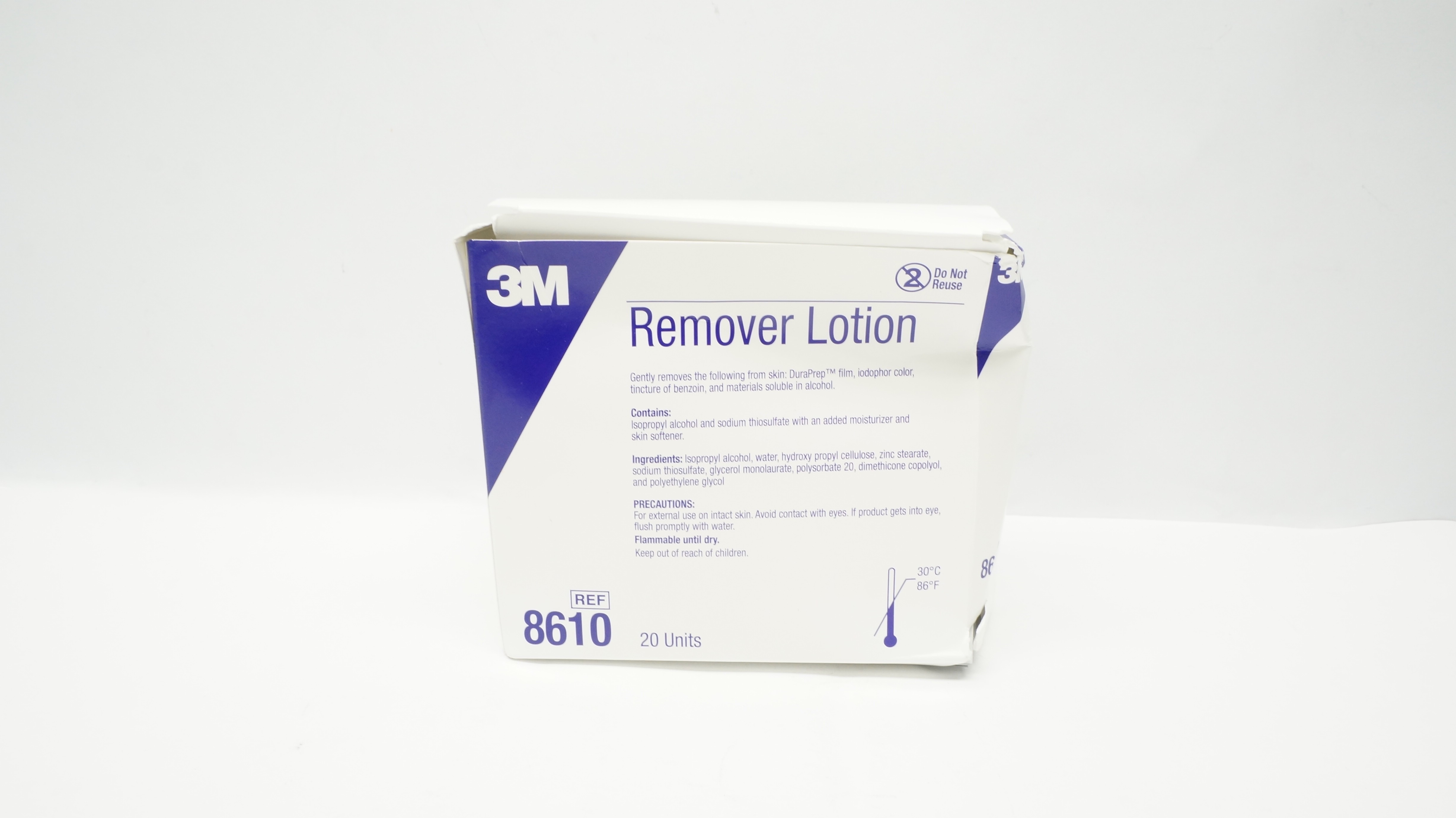 3M 8610 Remover Lotion (x) - Box of 18