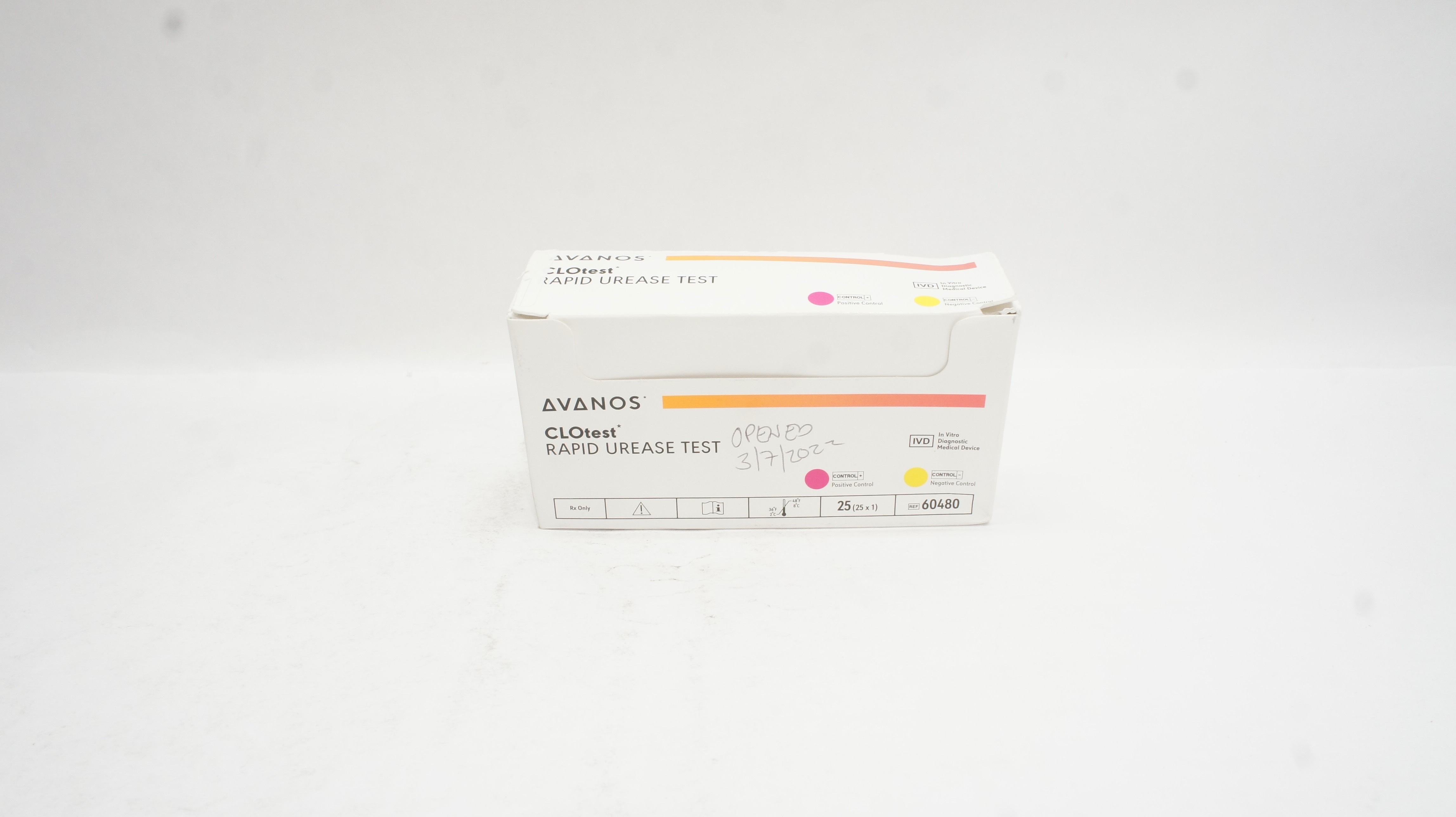 Avanos 60480 CLOtest Rapid Uriase Test (x) - Box of 10