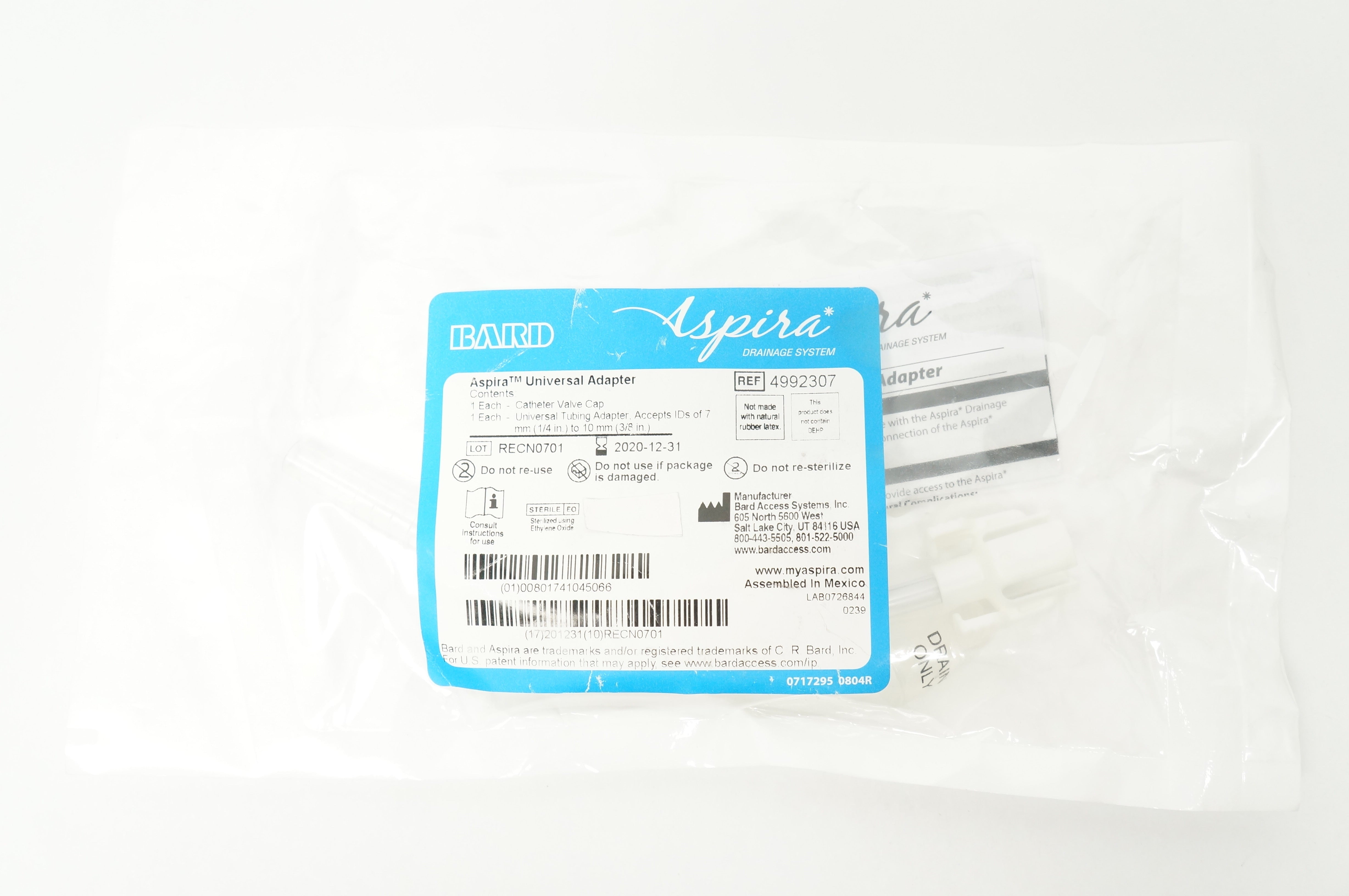 Bard 4992307 Aspira Universal Adapter (x)