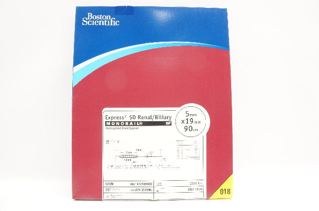 Boston Scientific 3791251990 Renal/Biliary Premounted Stent Sys 5x19mmx90cm (x)