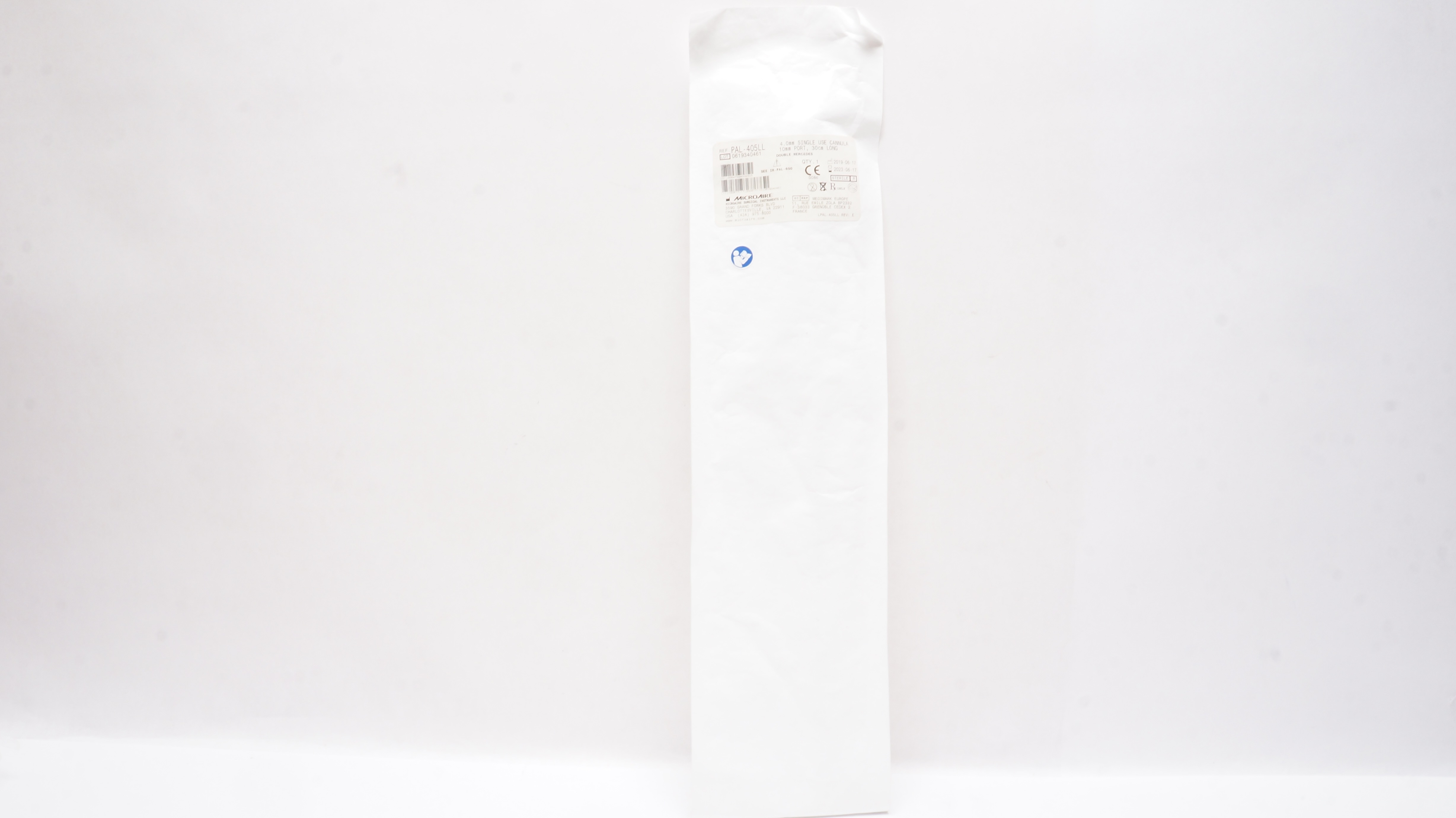 Microaire PAL-405LL Single Use Cannula 4.0mm x 10mm x 30cm (x)