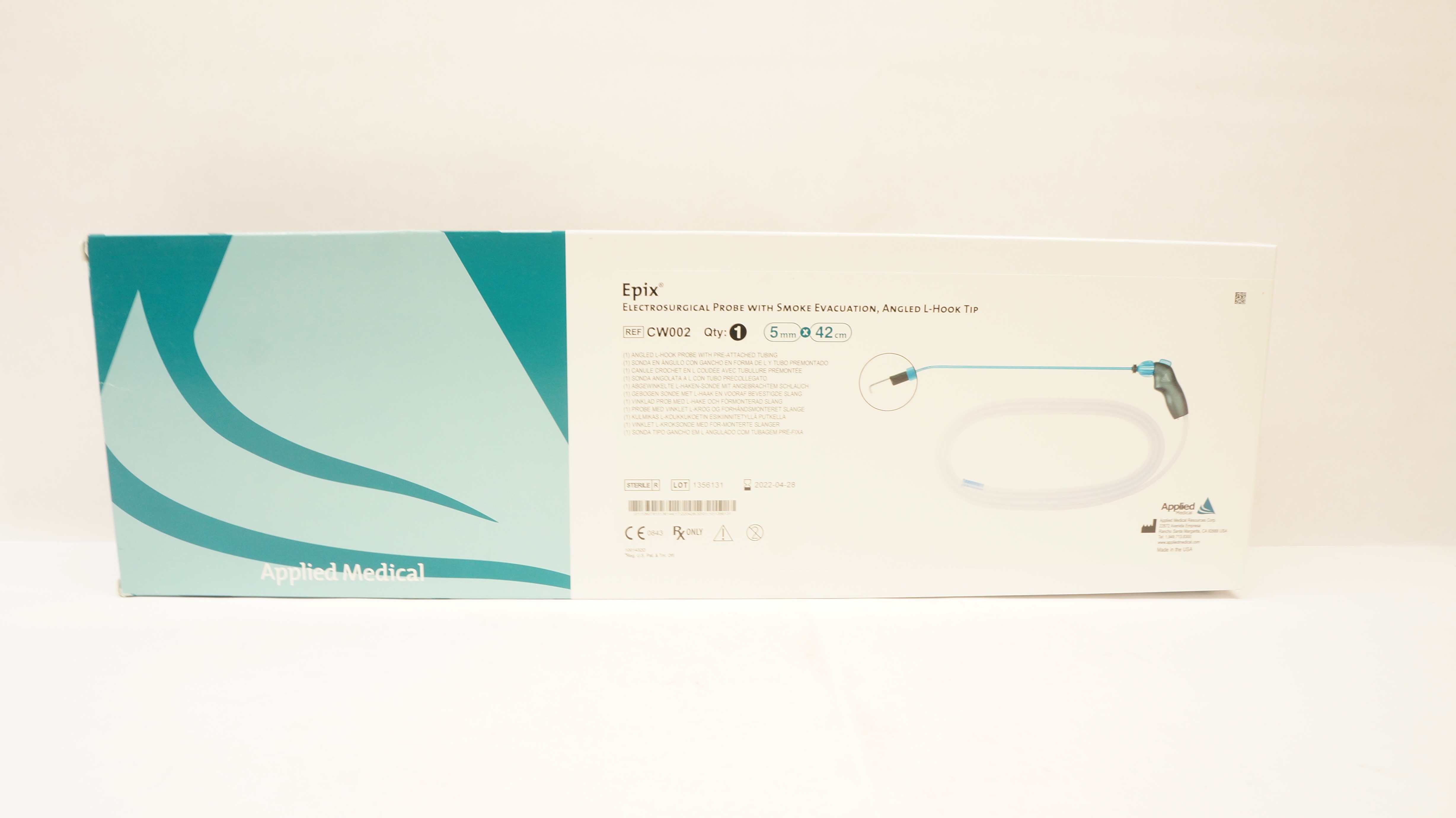 Applied Medical CW002 Epix Electrosurgical Probe w/Smoke Evacuation 5mm