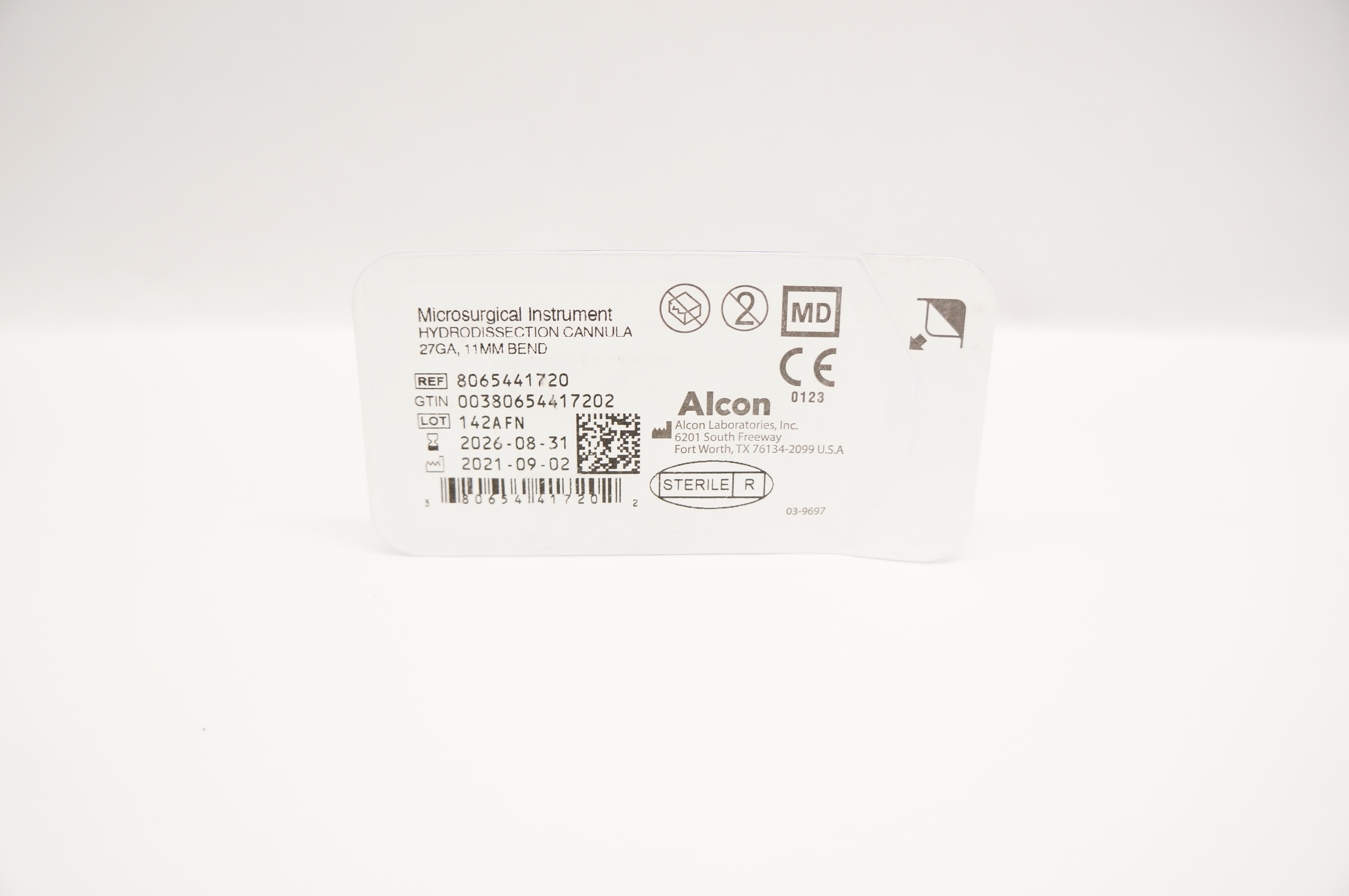 Alcon 8065441720 Microsurgical Instrument Hydrodissection Cannula 27Ga