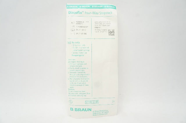 B.Braun 4598679 Discofix Four-Way Stopcock 20inch