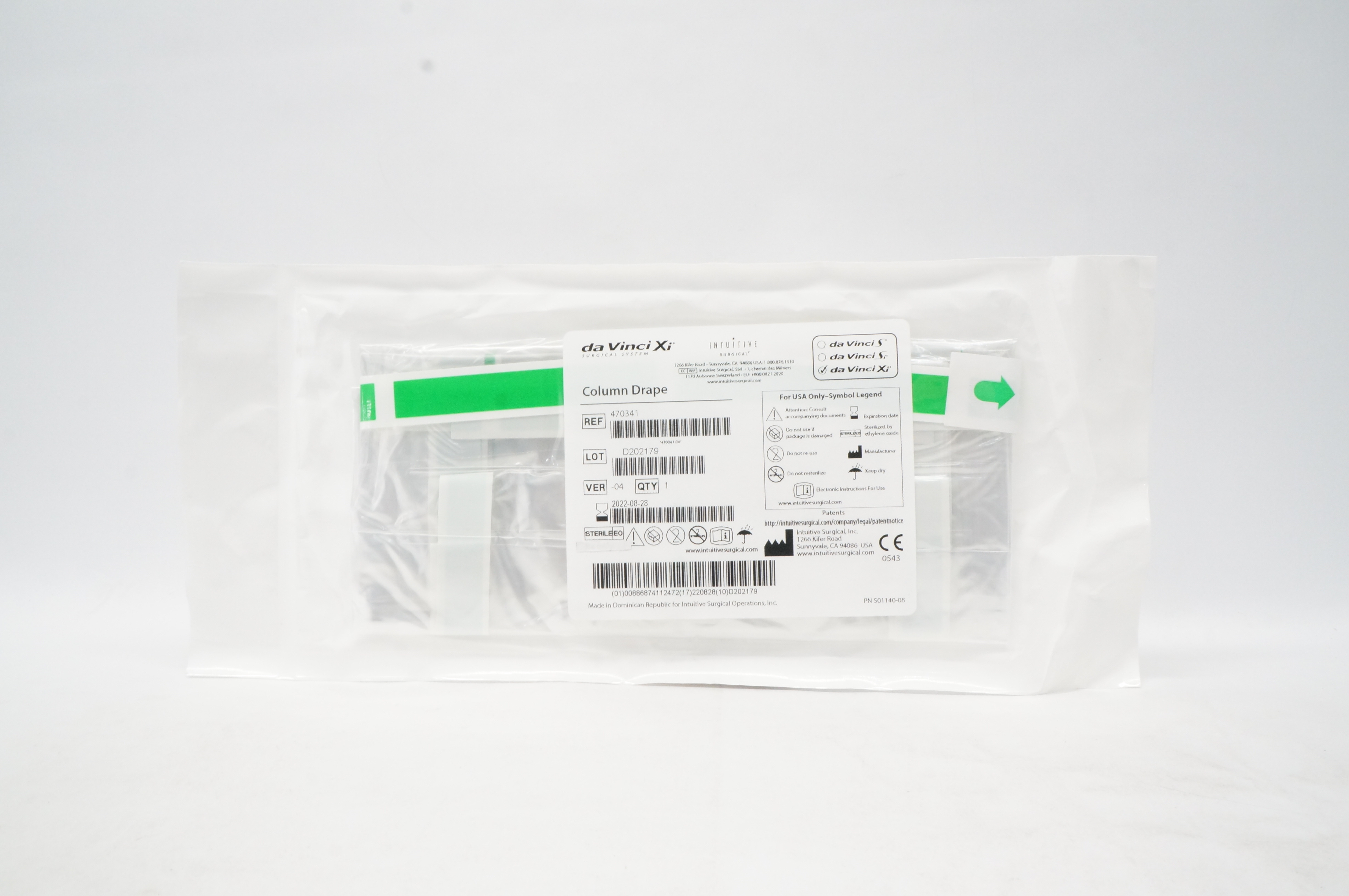 Intuitive Surgical 470341 da Vinci Xi Column Drape