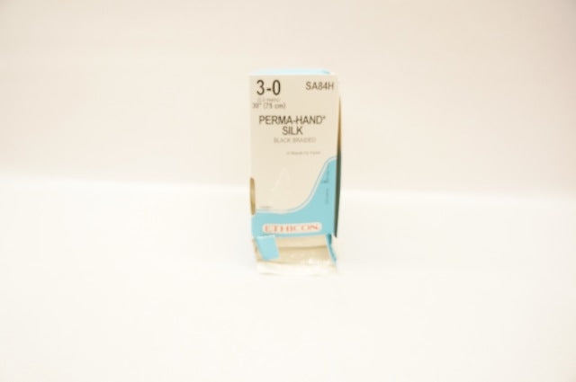 Ethicon SA84H 3-0 Perma-Hand Silk, 30inch (x) - Box of 28