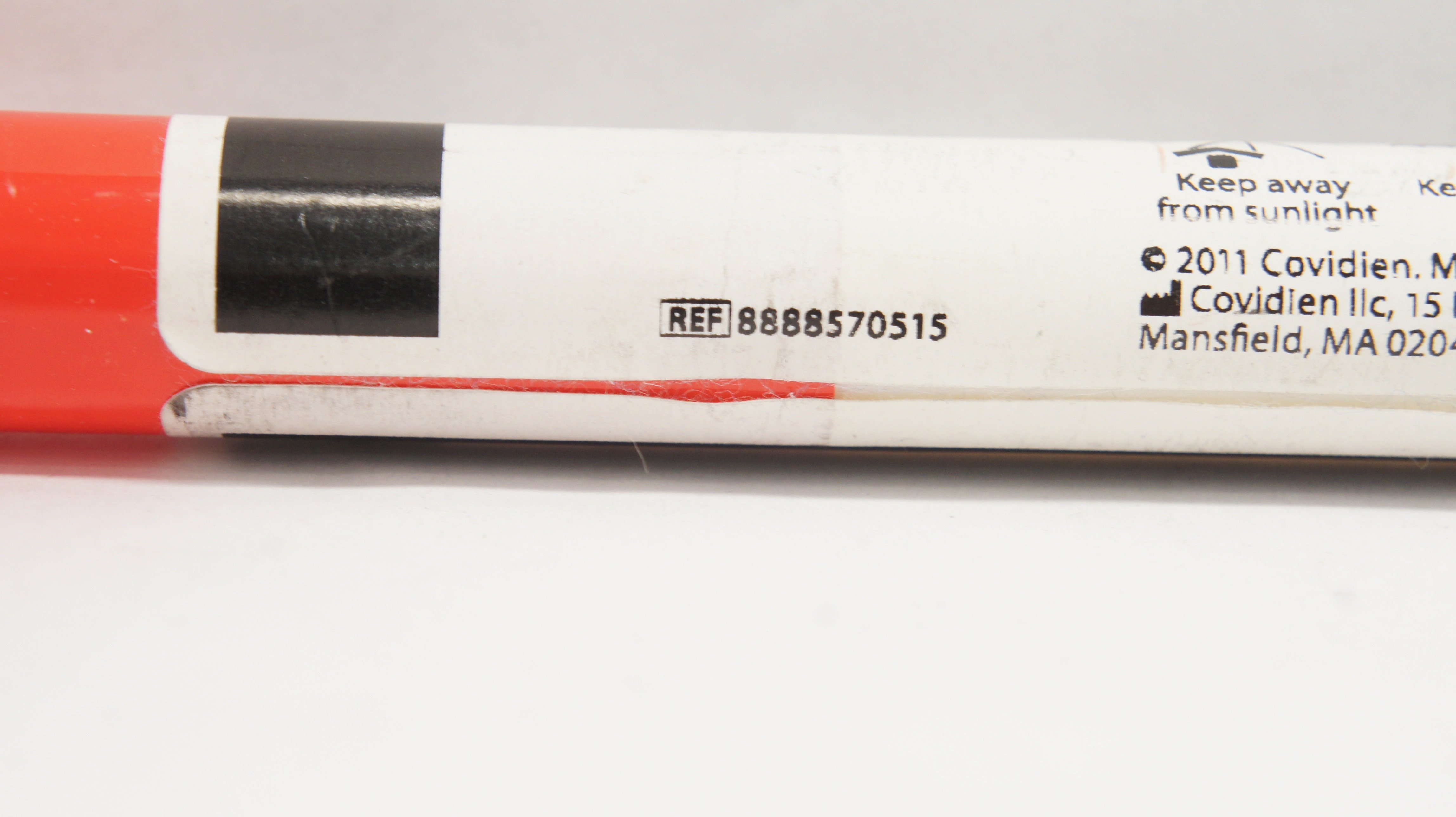 cathe. 0826 2枚分 Covidien 8888570515 Argyle Thoracic Cath. Straight 16Fr x 20inch (x)