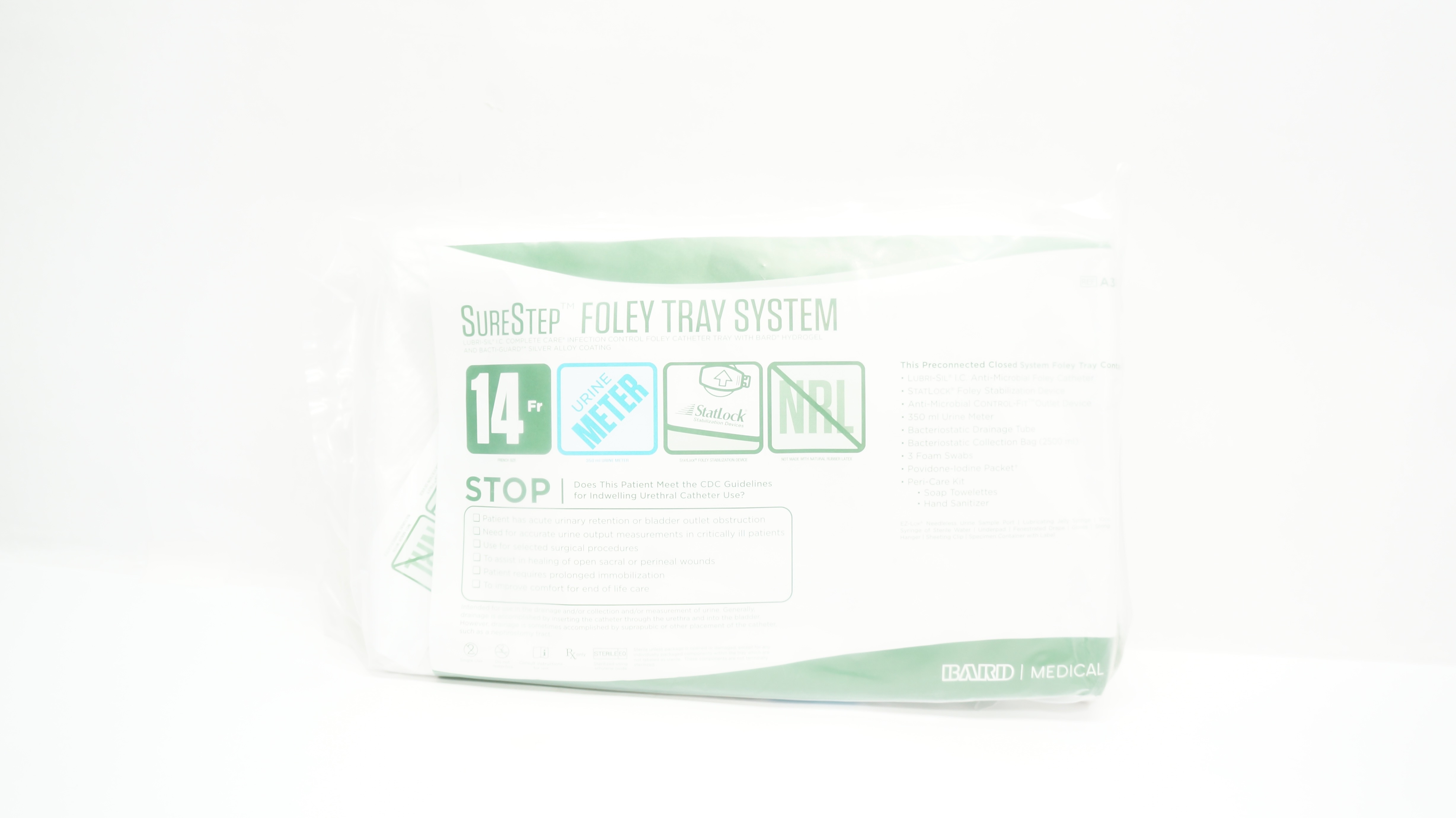 Bard A303414A SureStep Foley Tray System 14Fr