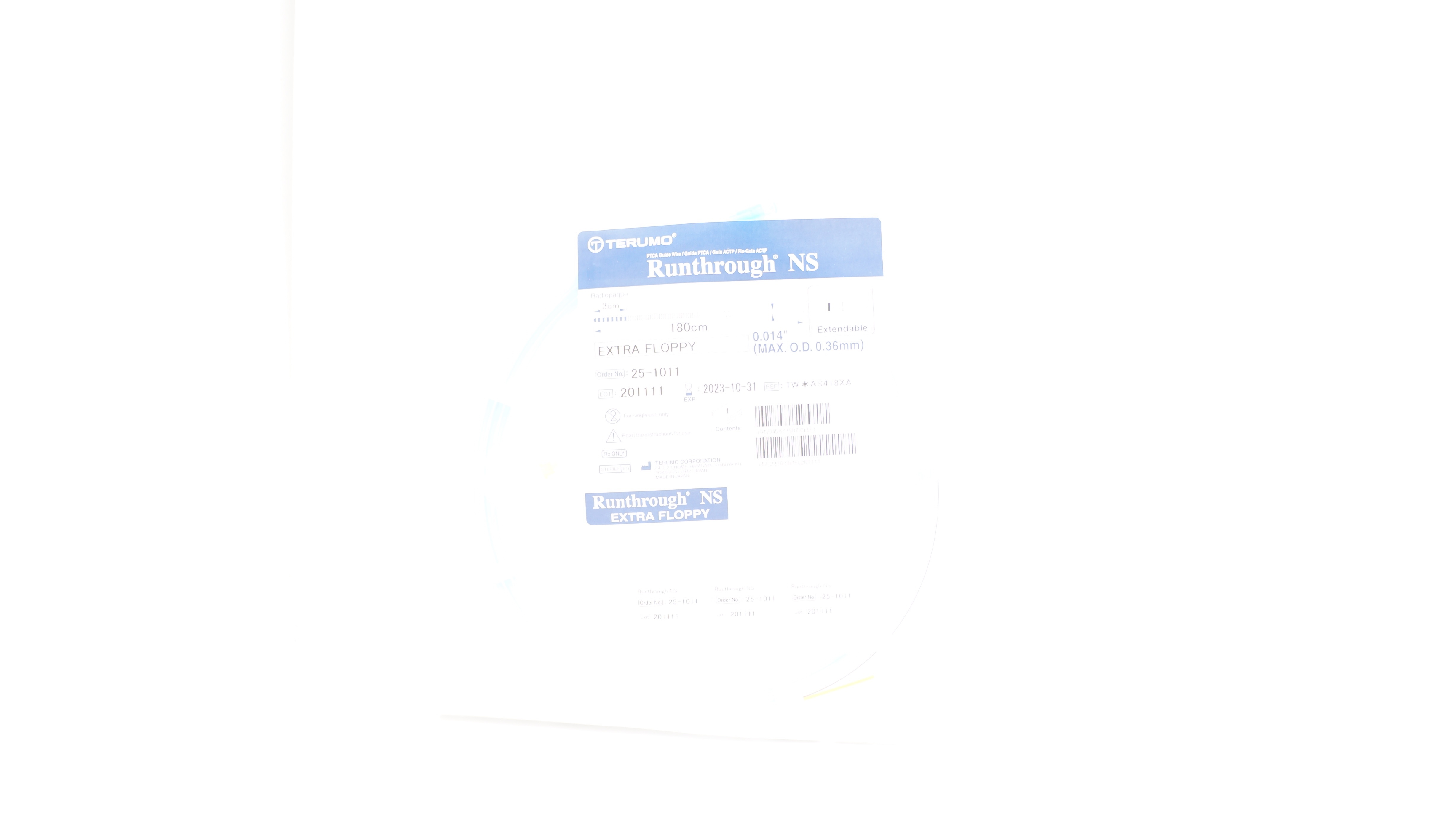 Terumo TW*AS418XA Runthrough NS Extra Floppy Guide Wire