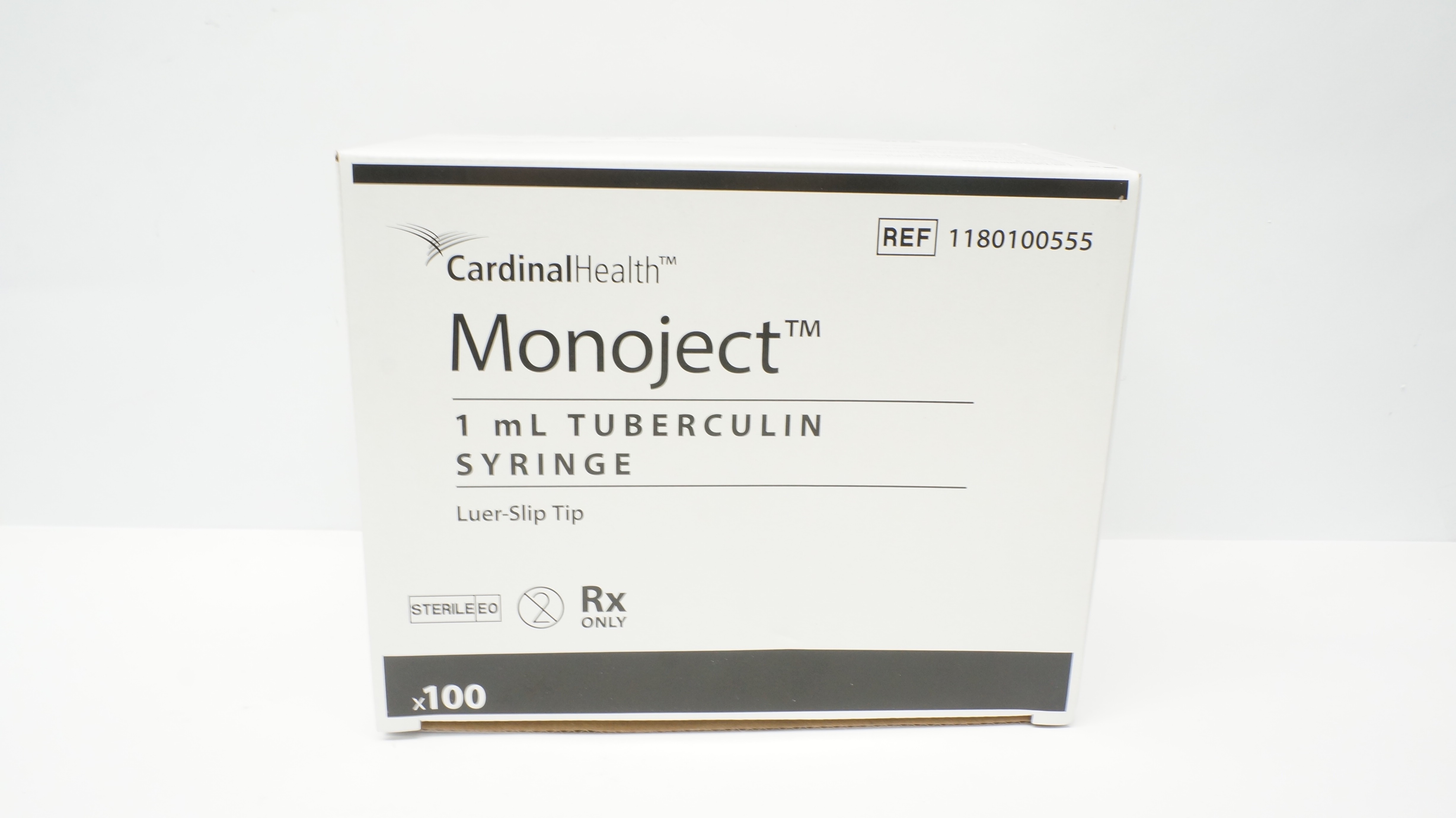 Cardinal Health 1180100555 Monoject Tuberculin Syringe 1ml - Box of 100