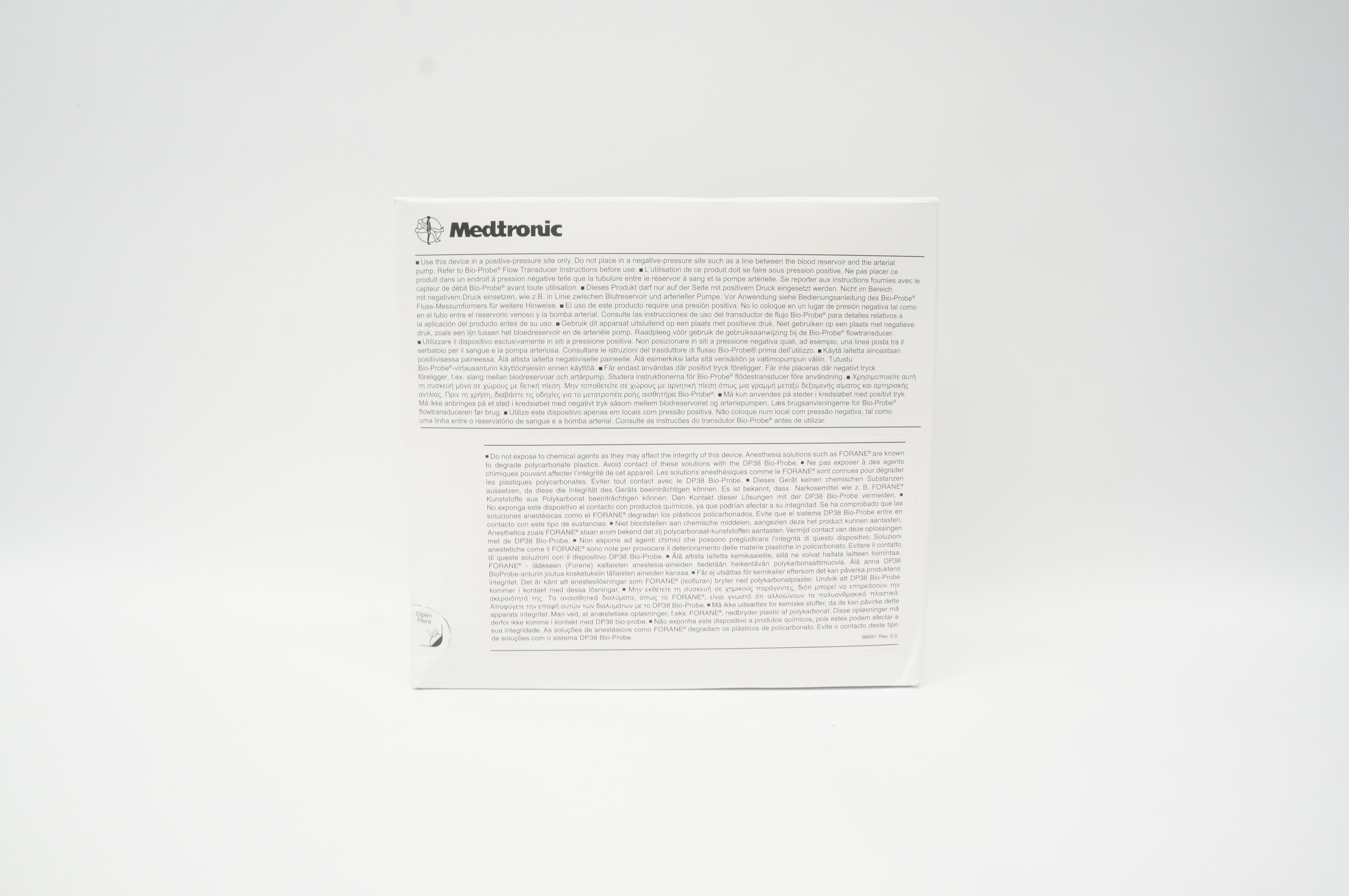 Medtronic 95244 Bio-Probe Disposable Insert 3/8 inch x 3/8 inch (x) - Box of 11