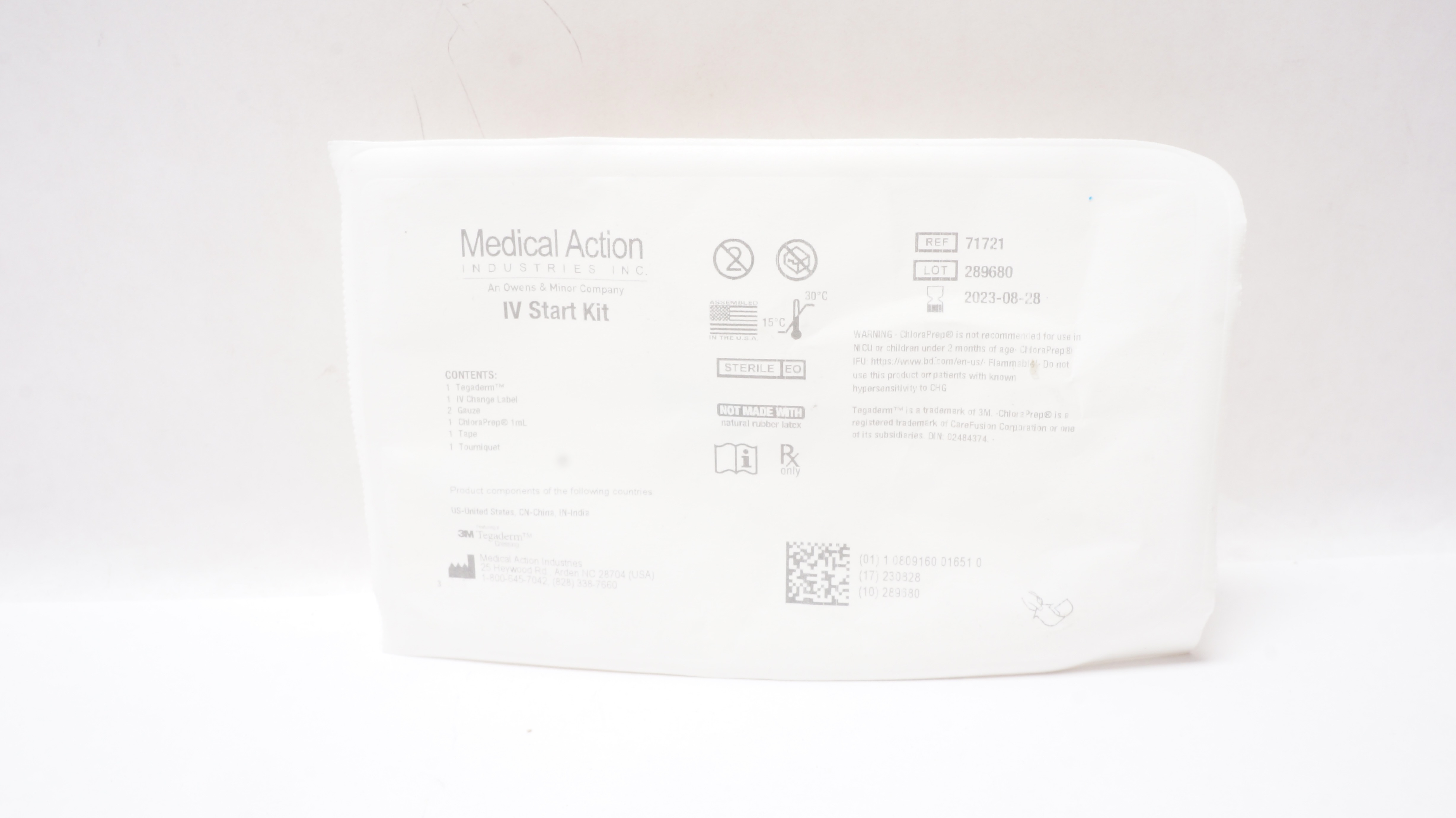 Medical Action Industries 71721 3M Tegaderm IV Start Kit (x)