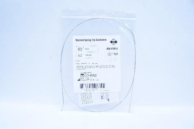 ConMed 000150 Marked Spring Tip Reusable Guidewire, NON-Sterile, 210cm