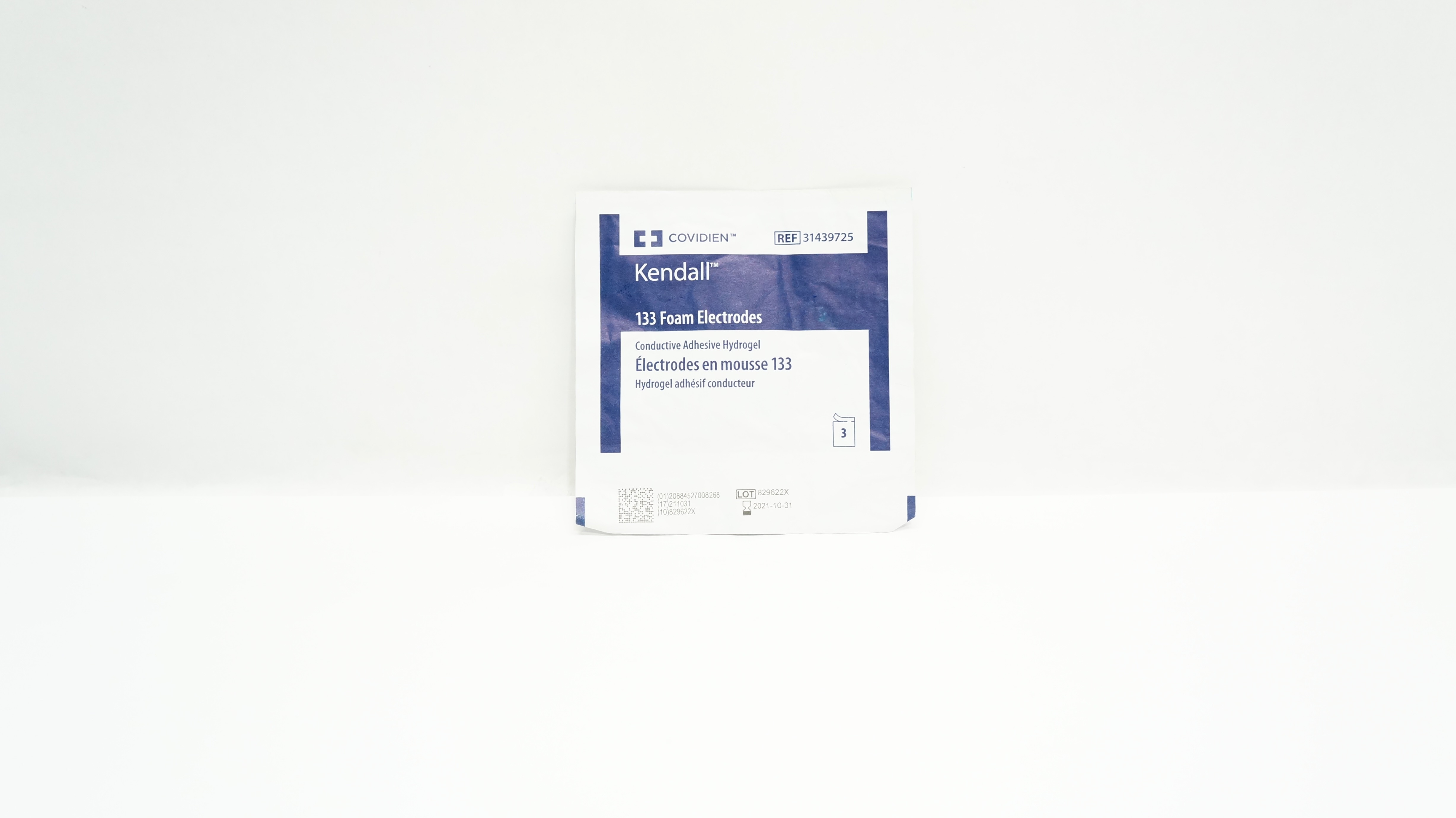 Covidien 31439725 Kendall 133 Foam Electrodes (x) - Pack of 3