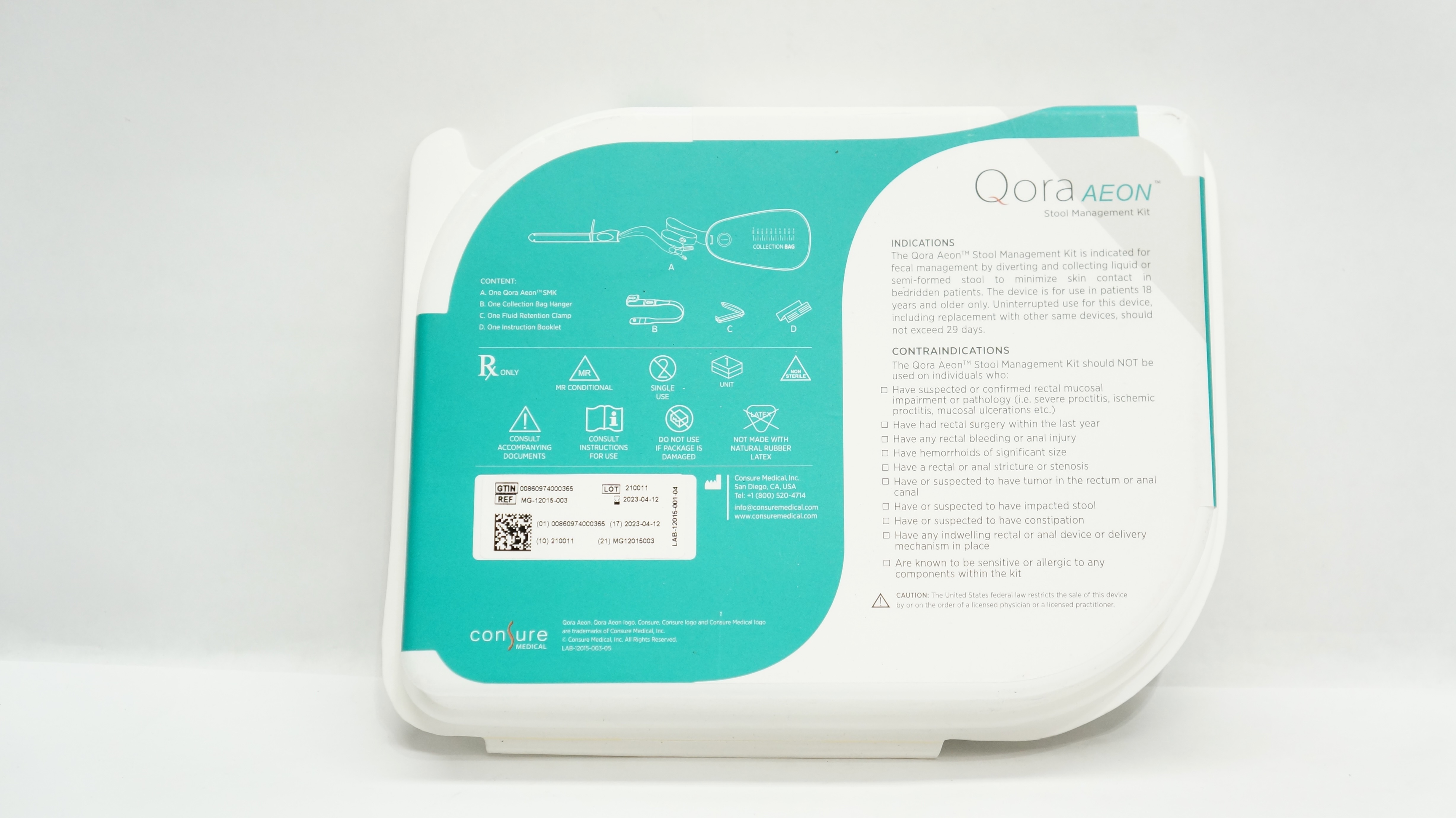 Consure MG-12015-003 QoraAeon Stool Management Kit (x)