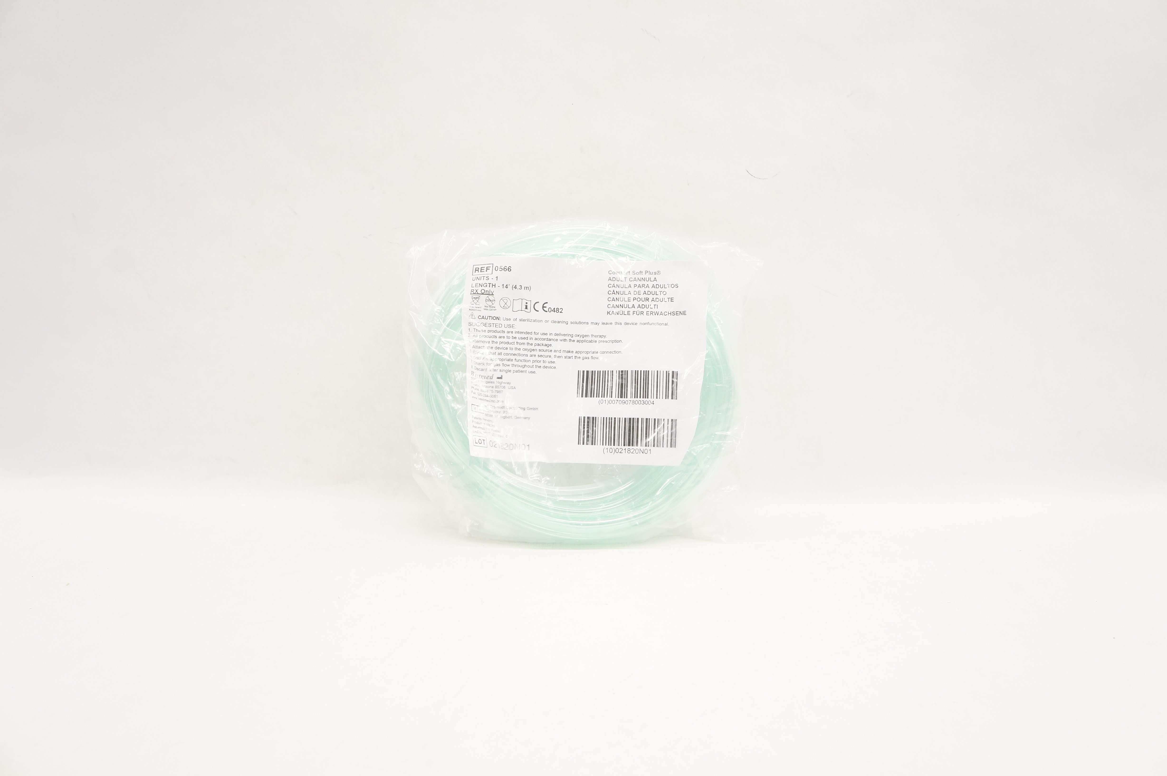 Westmed 0566 Comfort Soft Plus Adult Cannula 14ft.